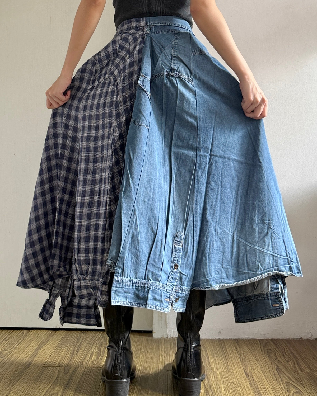 Button-up Maxi Skirt 083