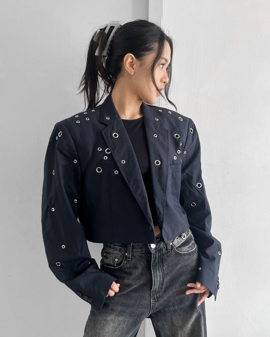 Eyelet Blazer 029