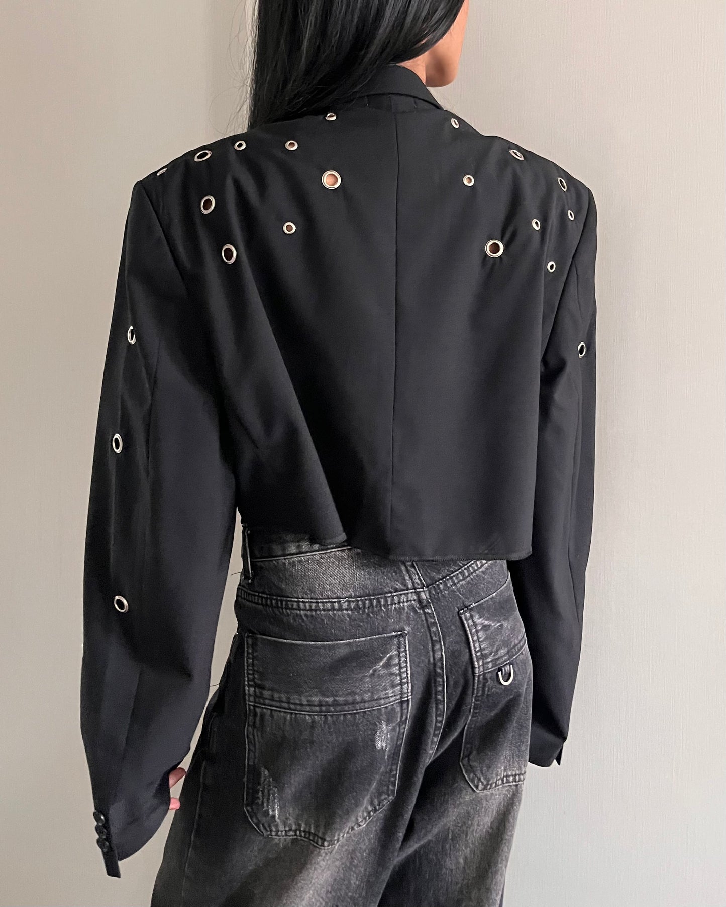 Eyelet Blazer 004