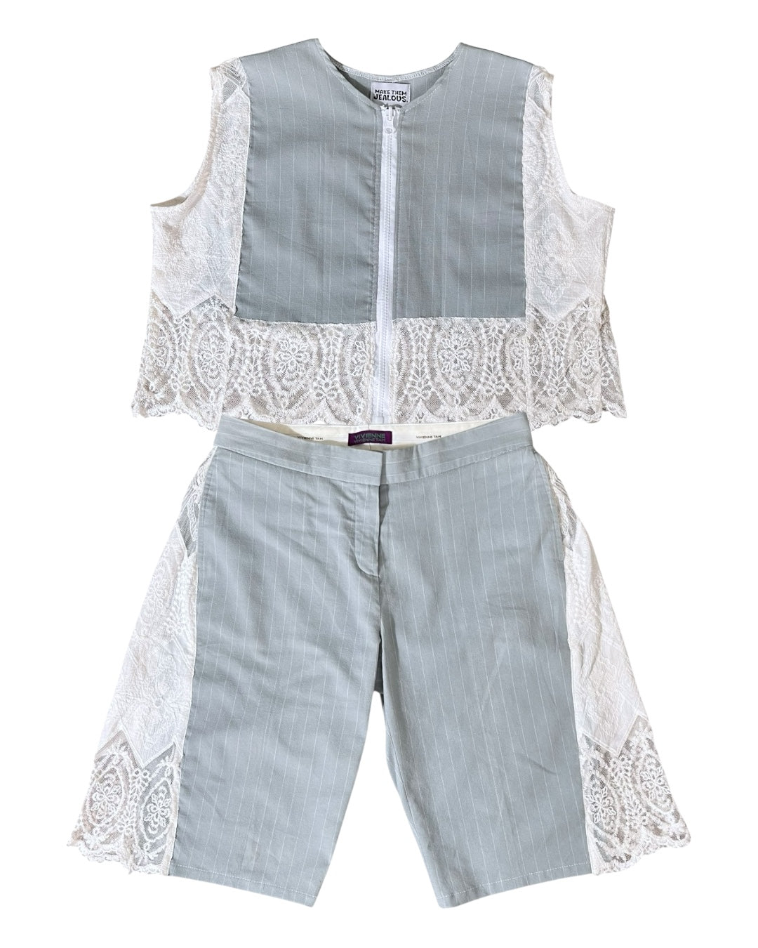Lace-trimmed Set 006