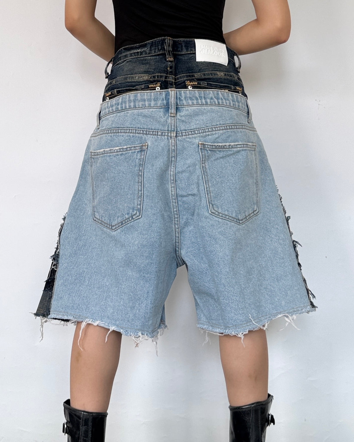 Double Waist Jorts 010