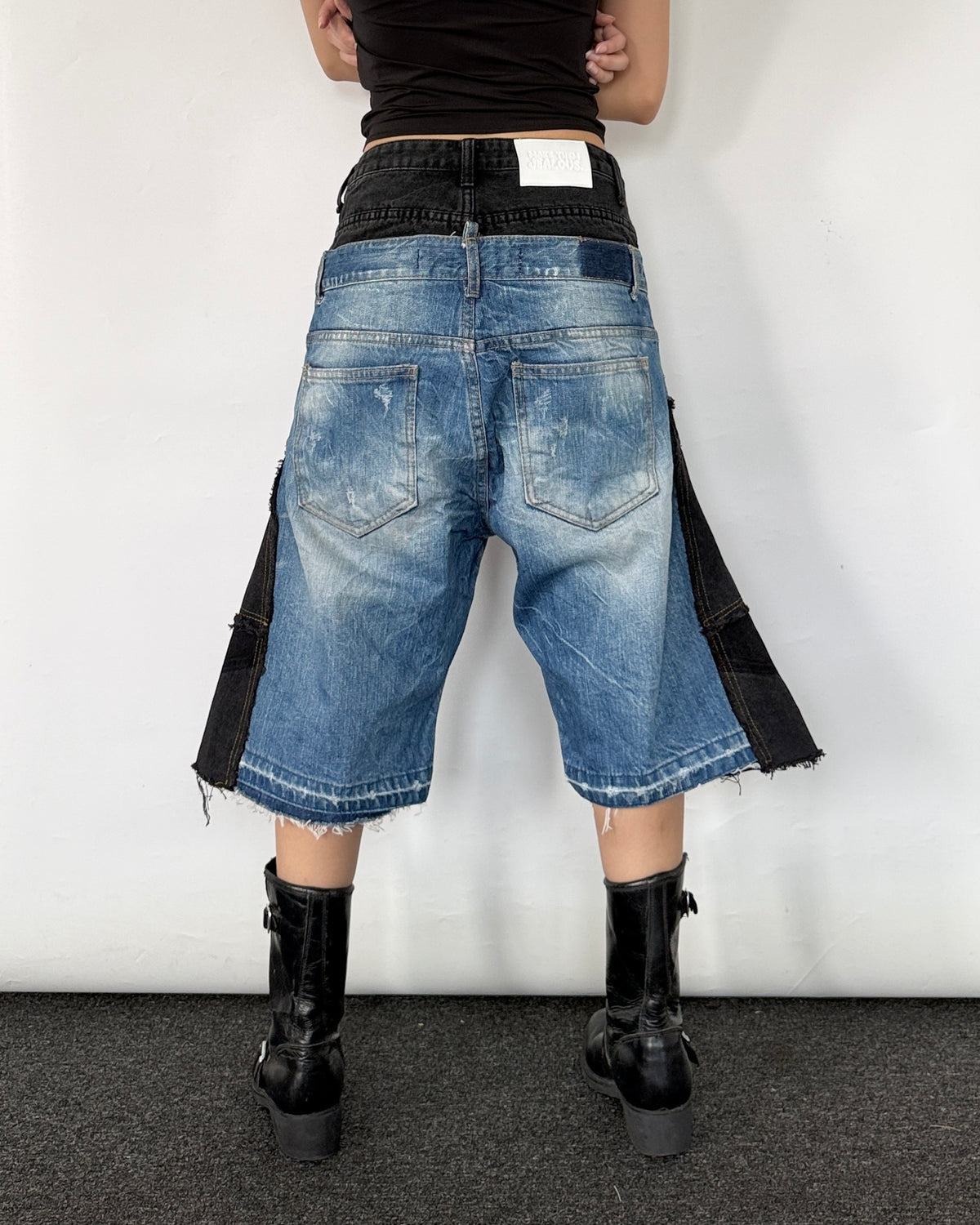 Double Waist Jorts 012