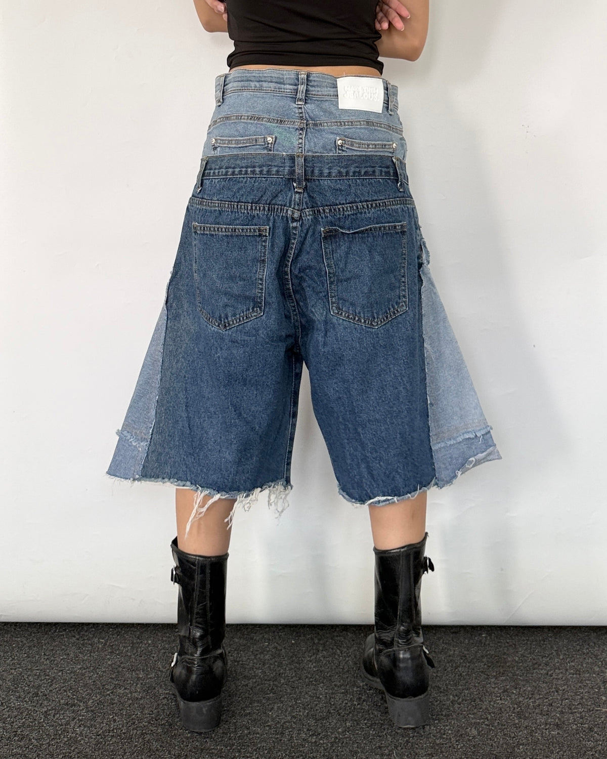 Double Waist Jorts 014