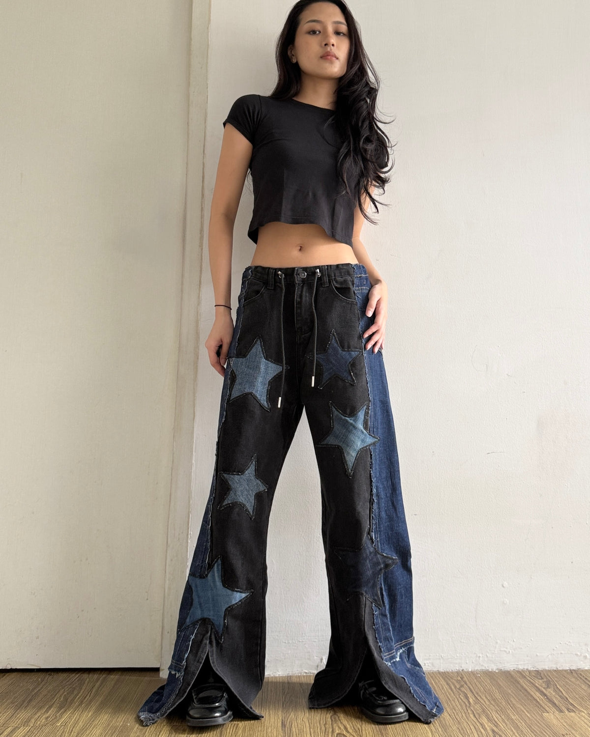 Star Patch Pants 008