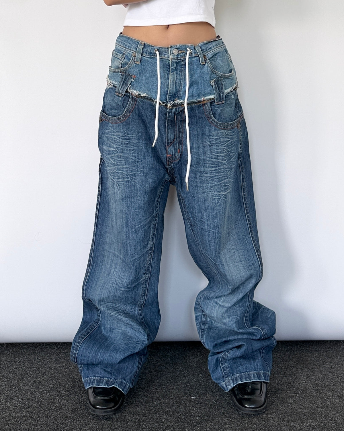 Double Waist Pants 018