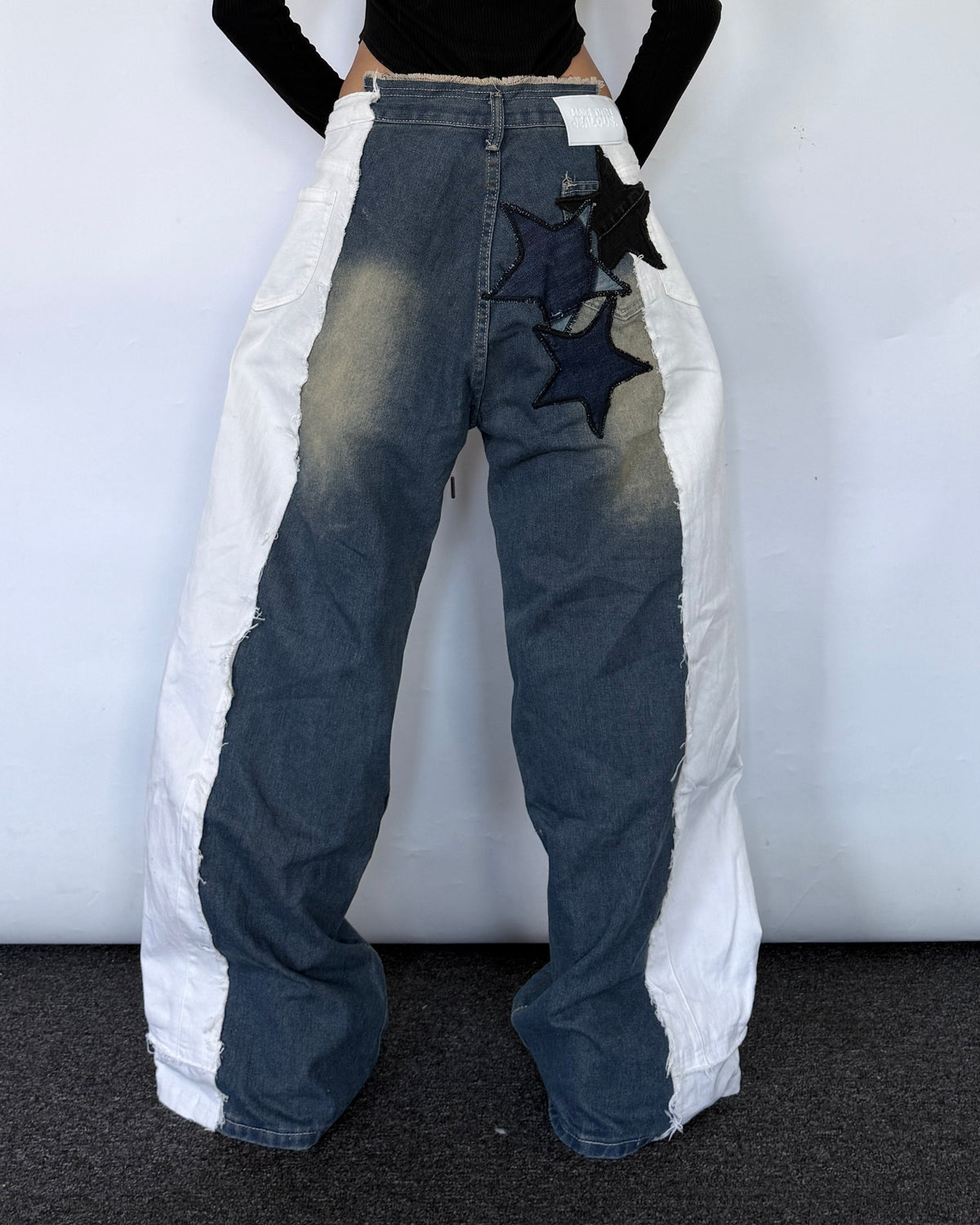 Star Patch Pants 019