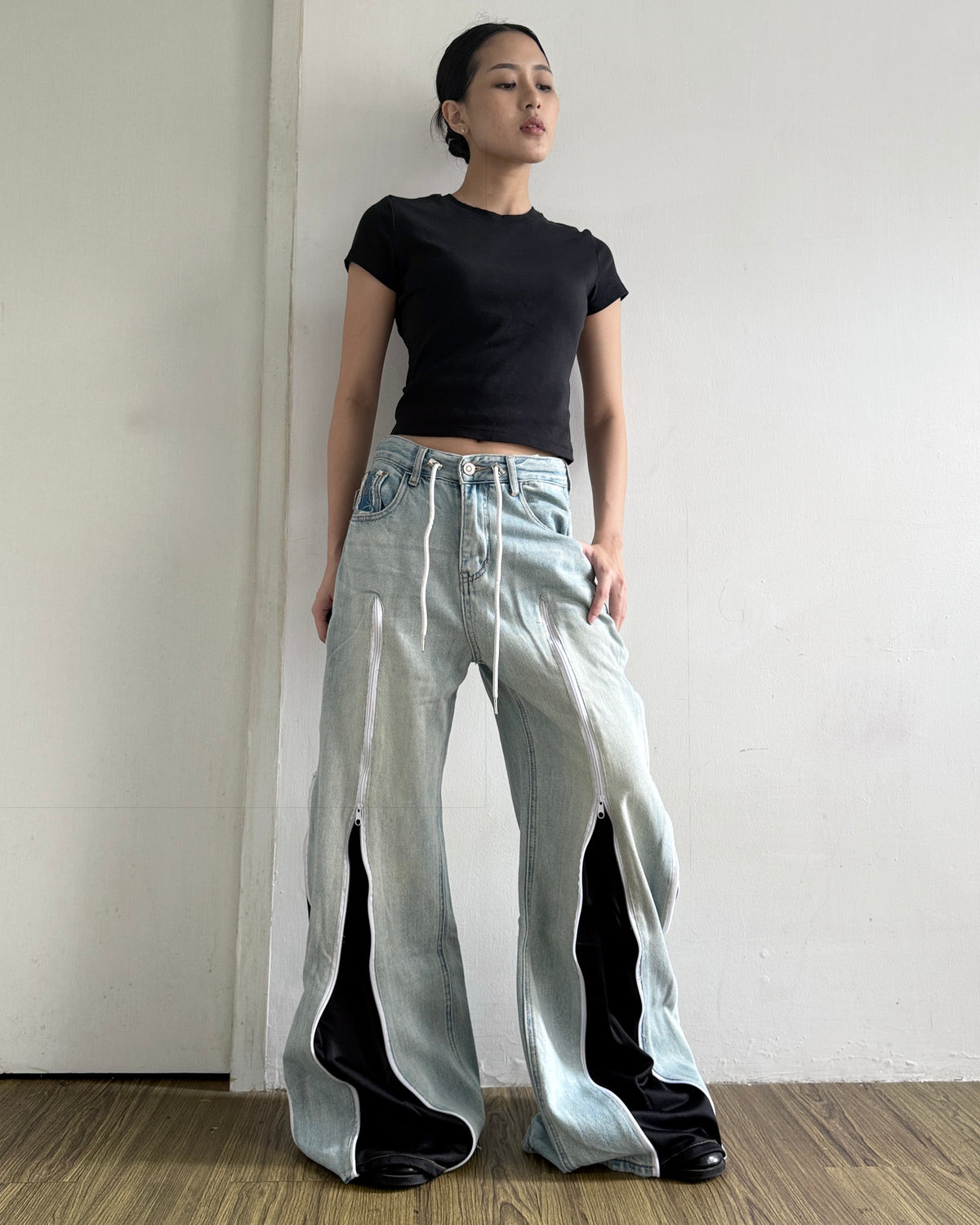 Zipper Pants 0356
