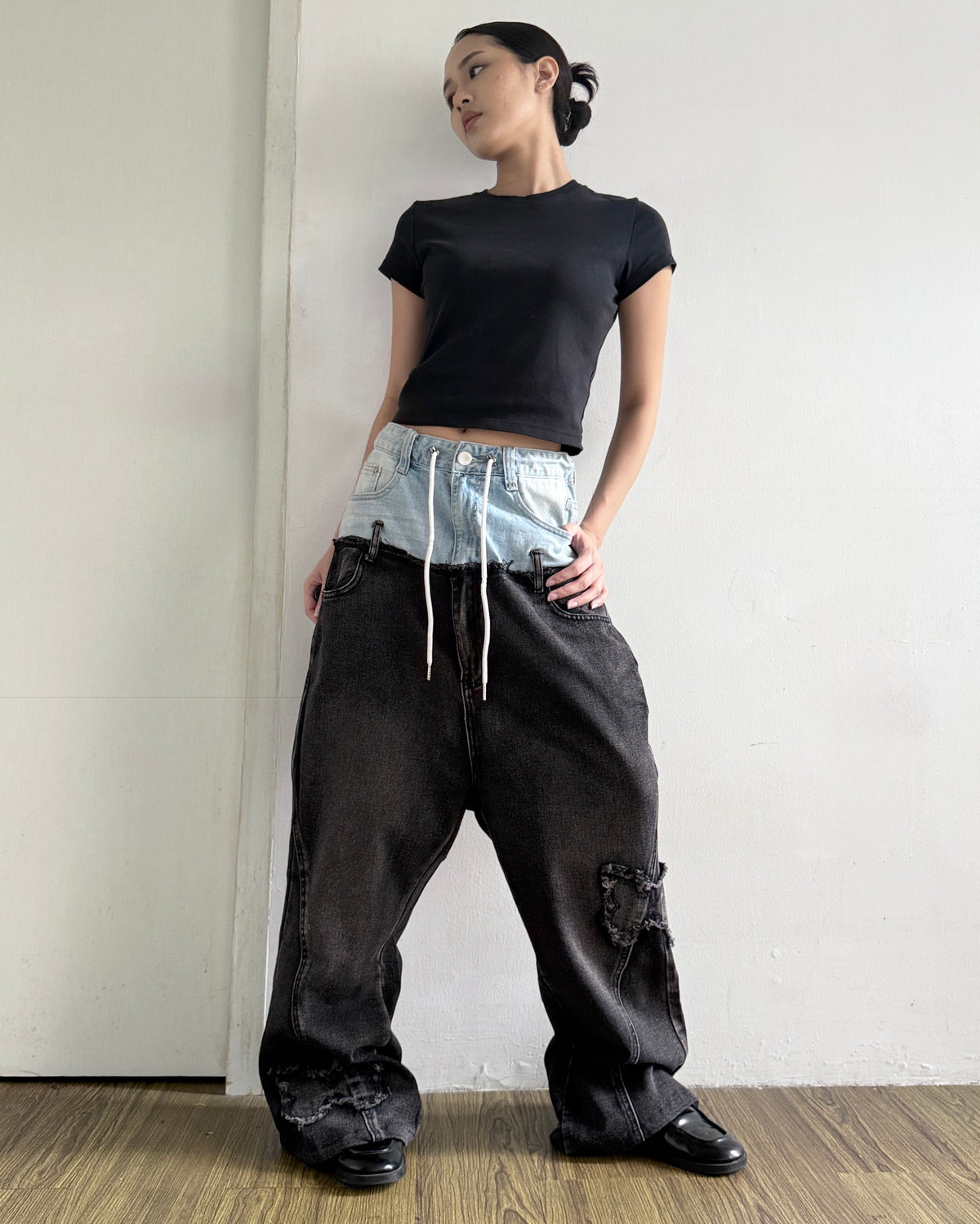 Double Waist Pants 002