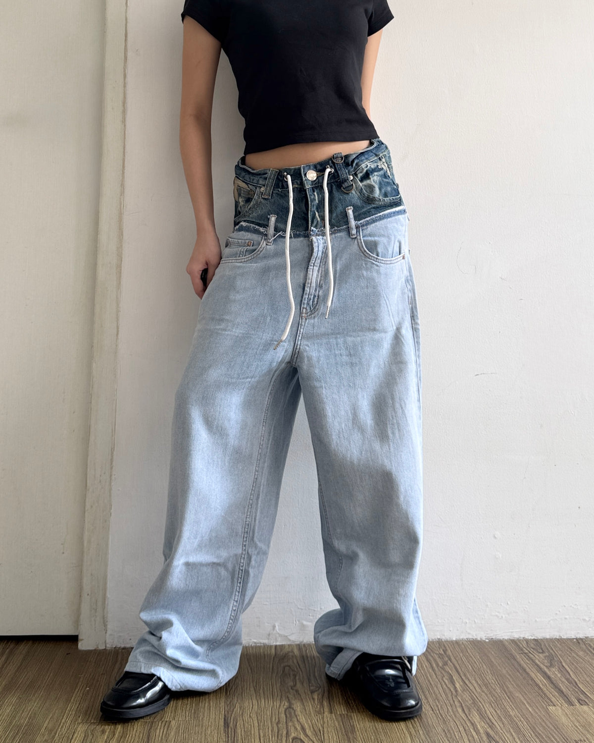 Double Waist Pants 004