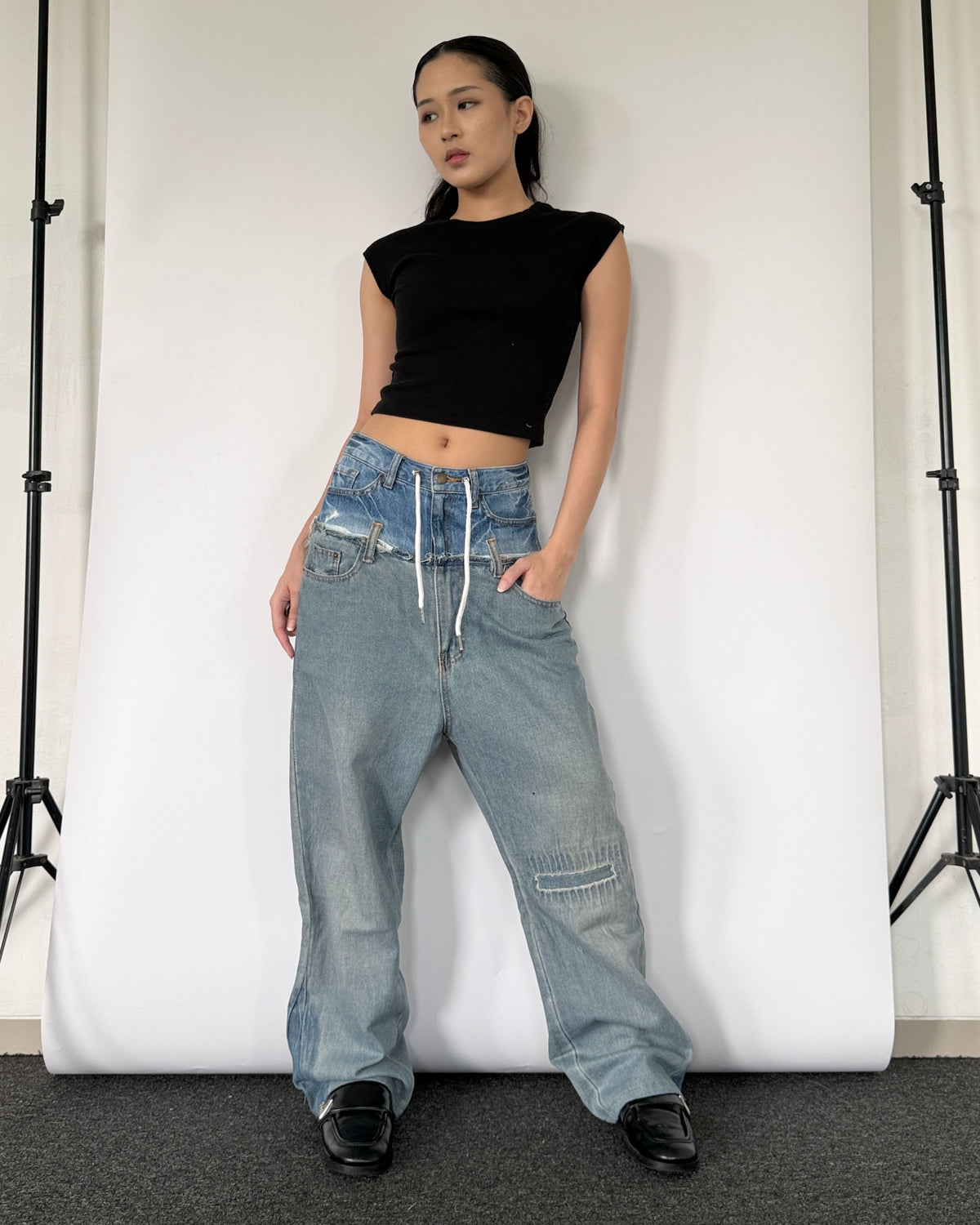Double Waist Pants 023