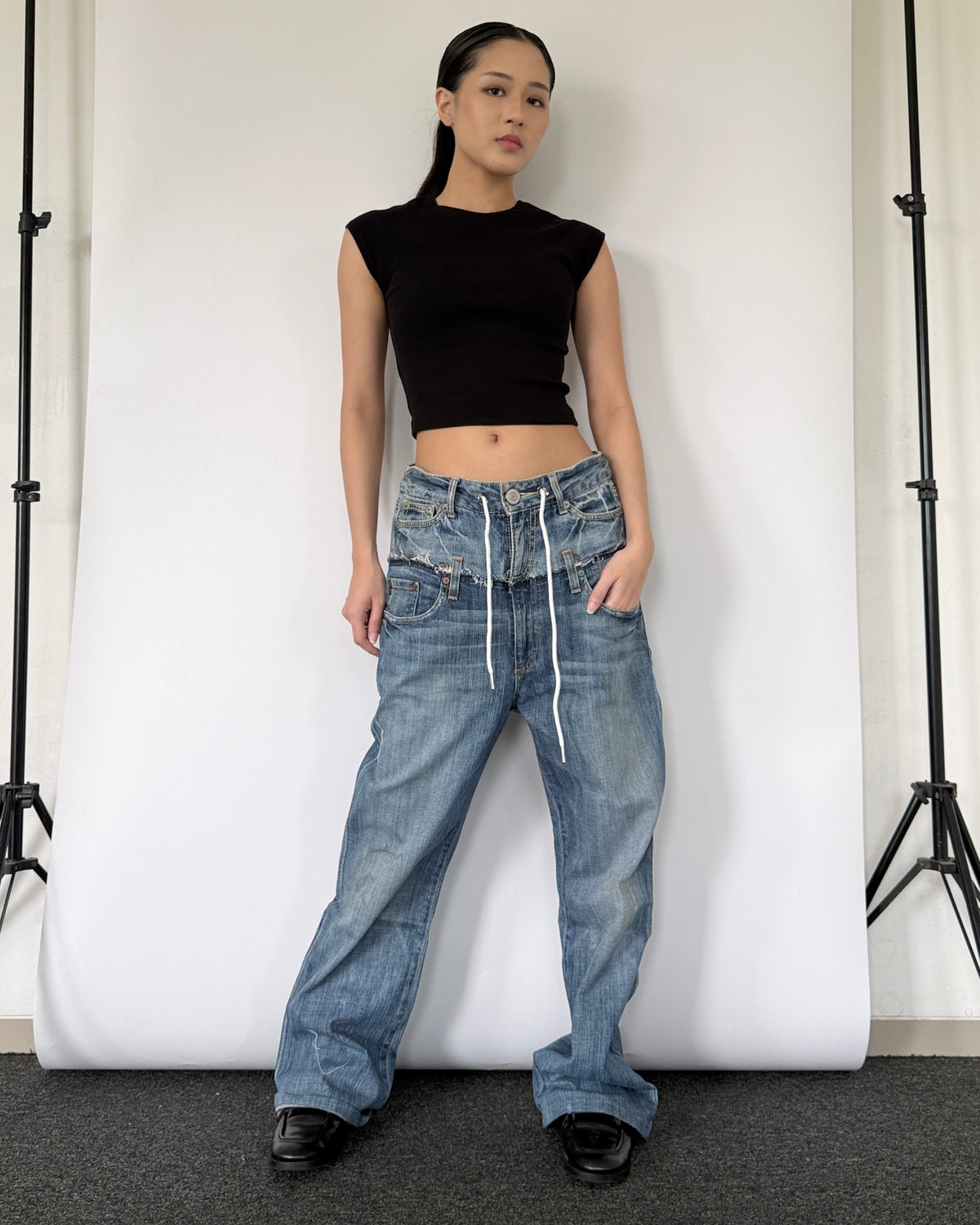 Double Waist Pants 021