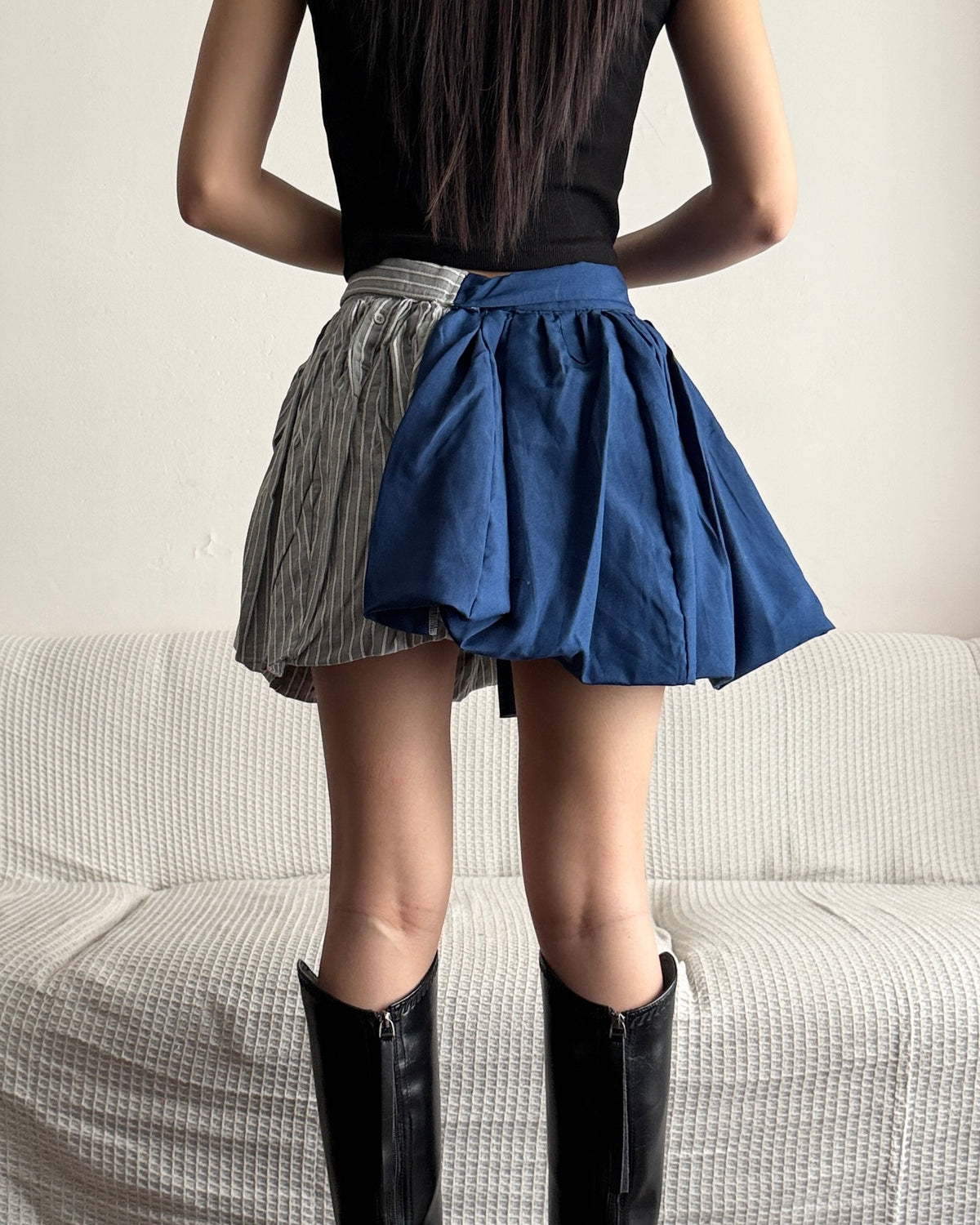 Button-up Balloon Skirt 018