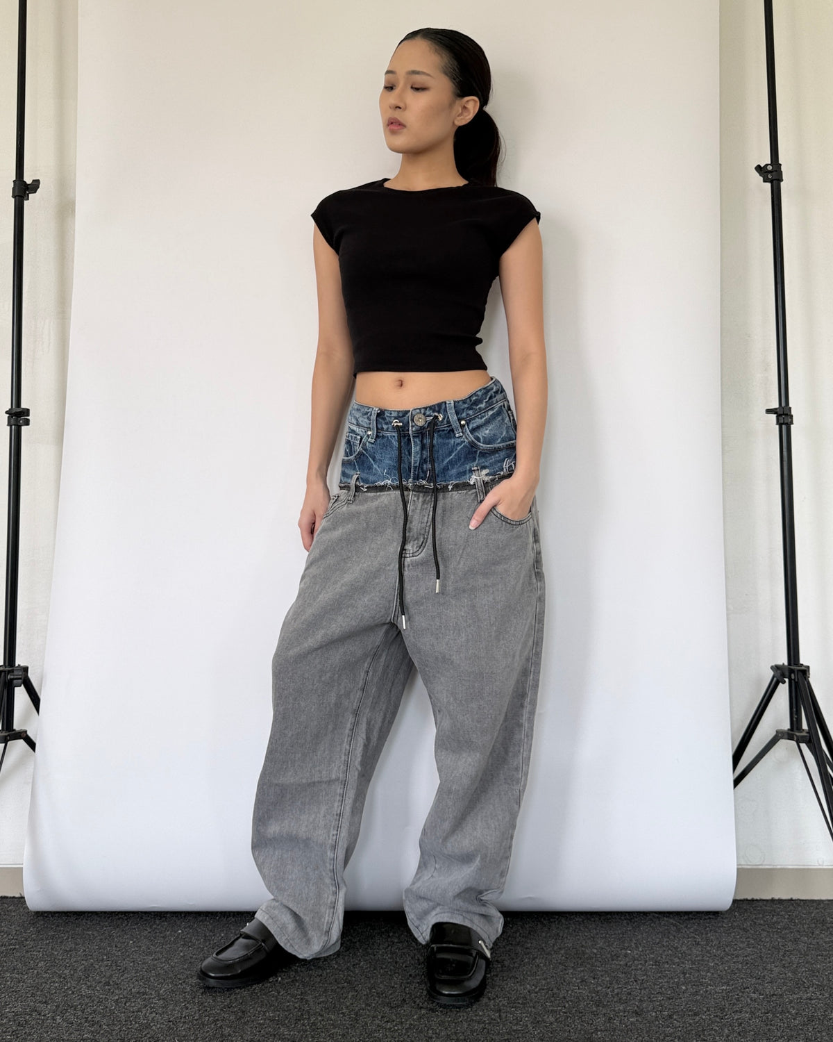 Double Waist Pants 020