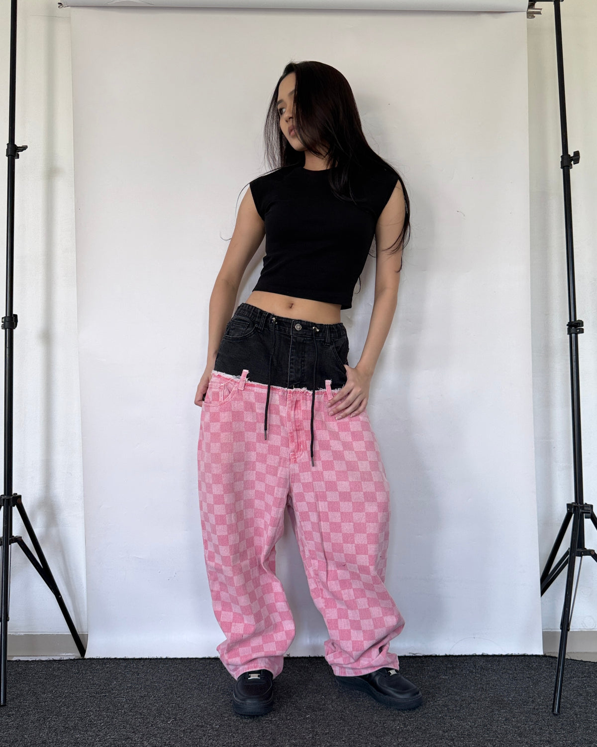 Double Waist Pants 016