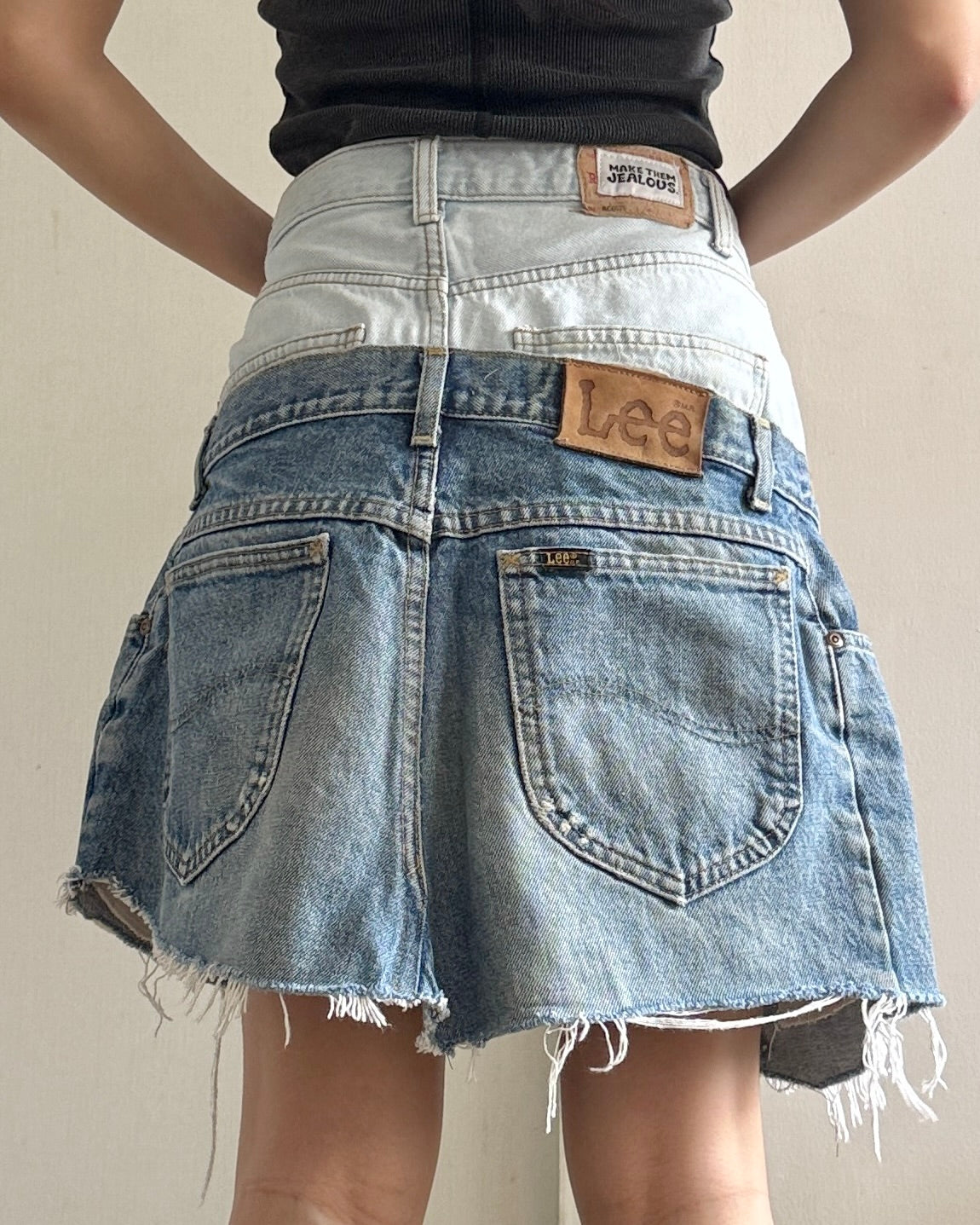 Doubled Mini Skirt 008