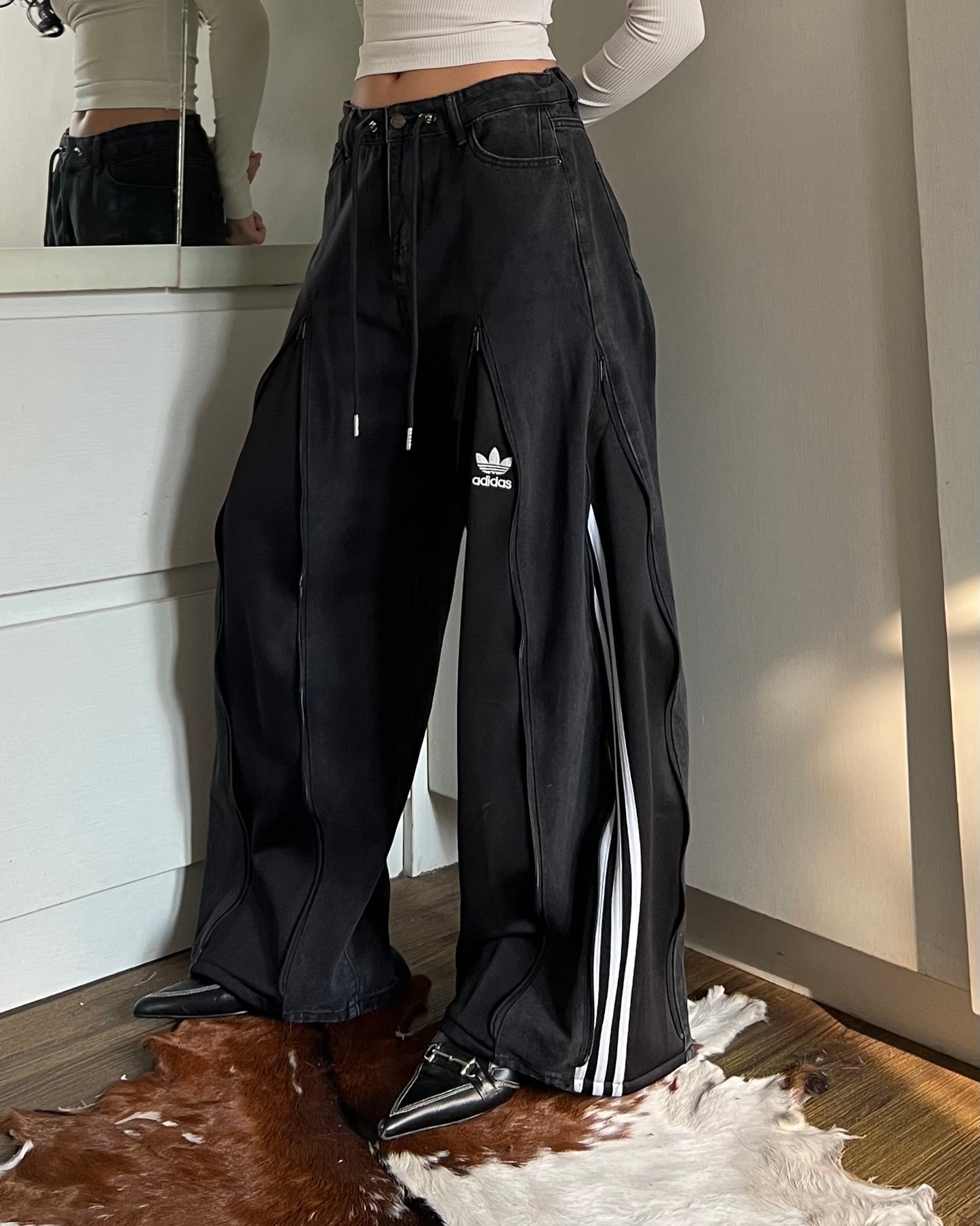 Zipper Pants 086
