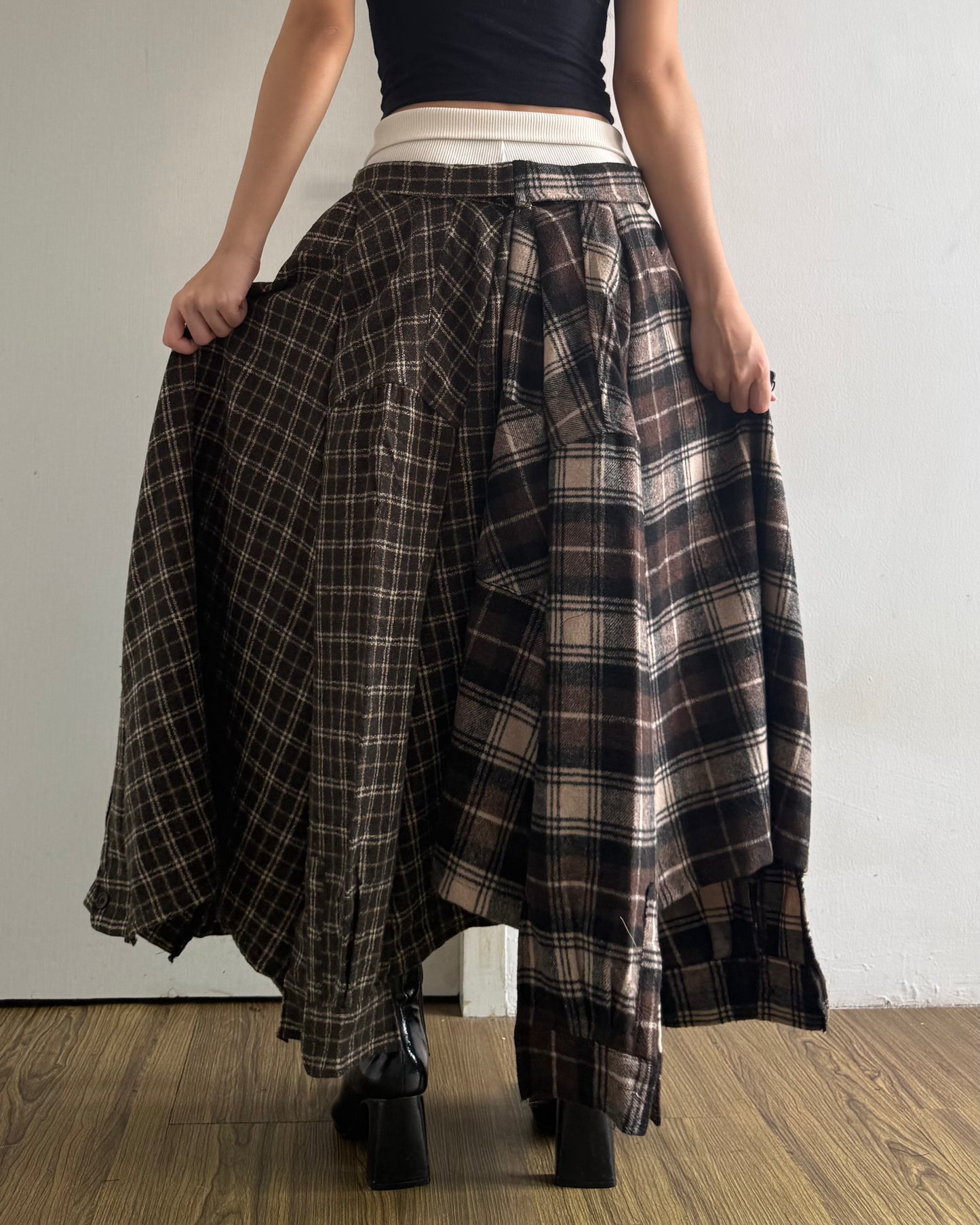 Button-up Maxi Skirt 043