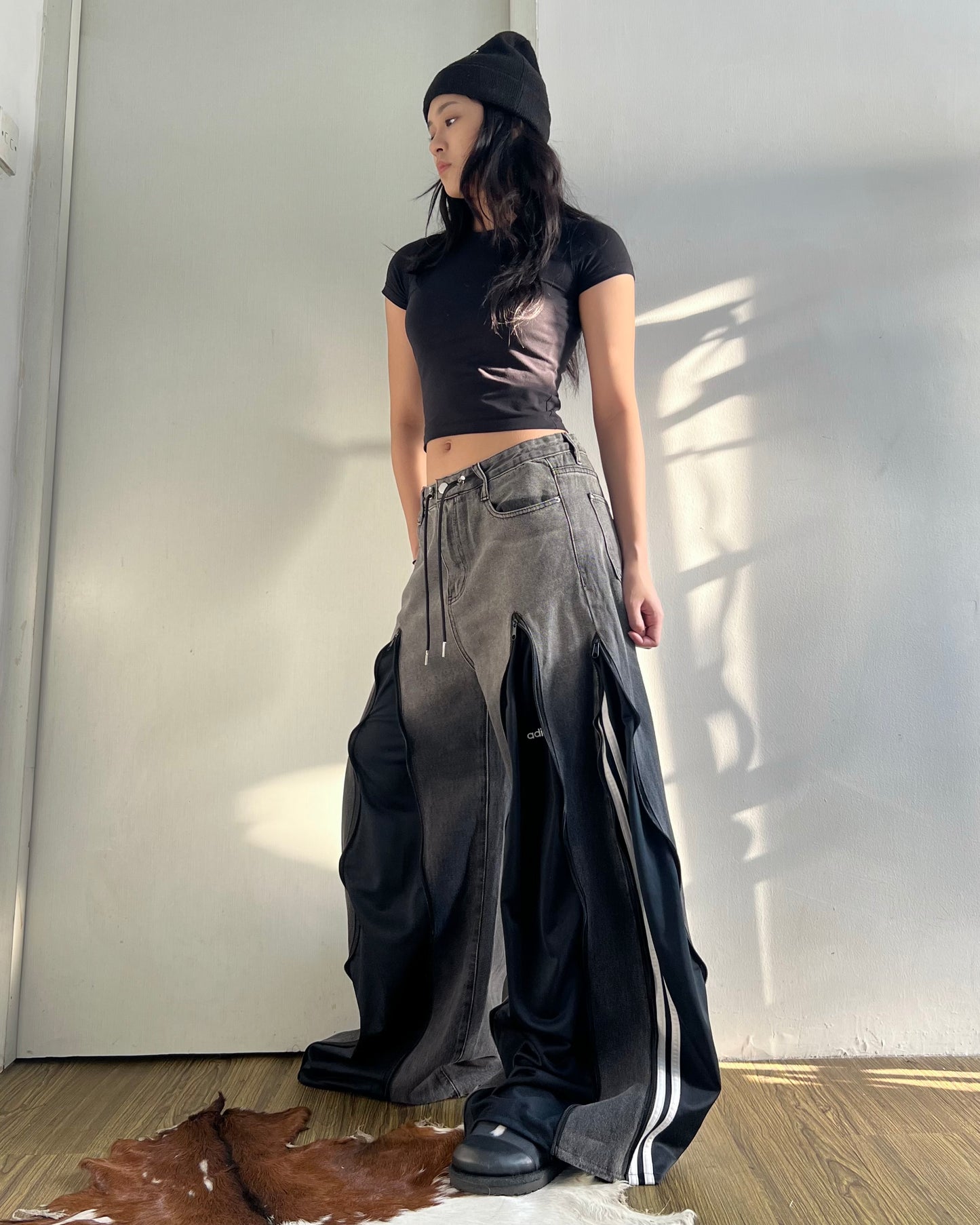 [BIG SIZE] Zipper Pants 0149