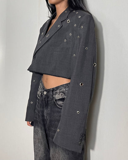 Eyelet Blazer 008