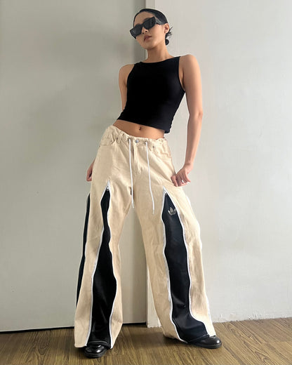 [BIG SIZE] Zipper Pants 0217