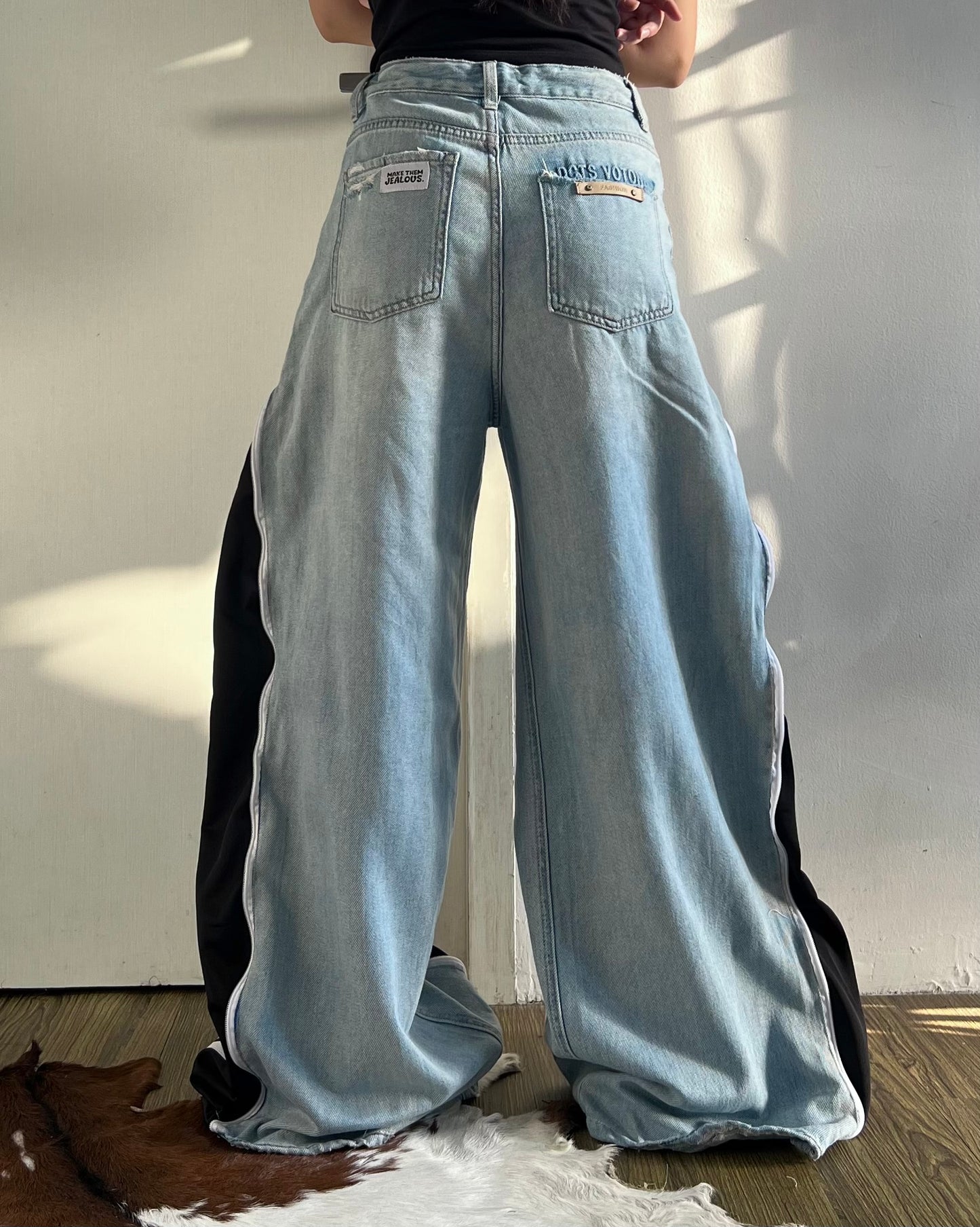 [BIG SIZE] Zipper Pants 0148