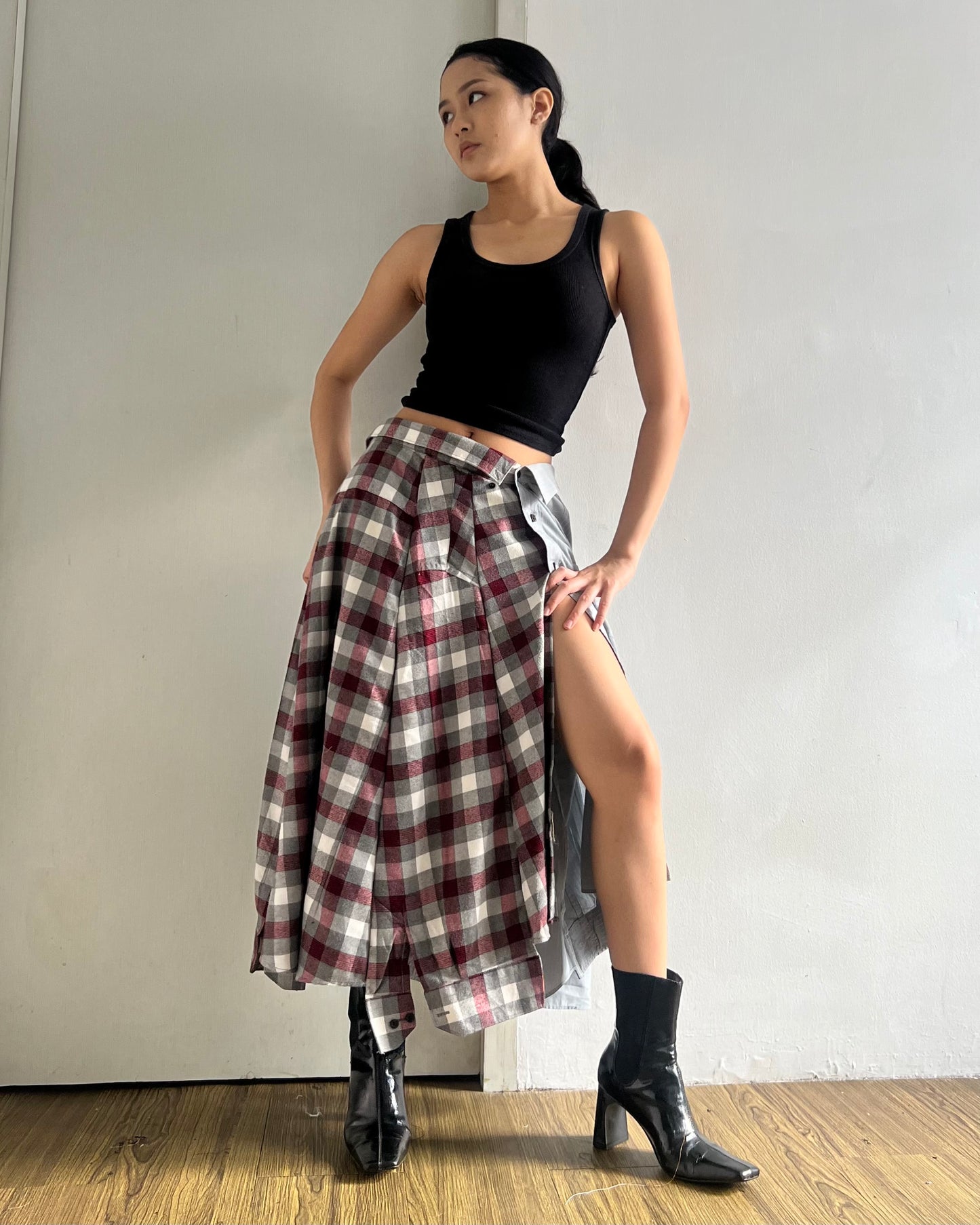 Button-up Maxi Skirt 027
