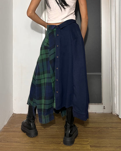 Button-up Maxi Skirt 004