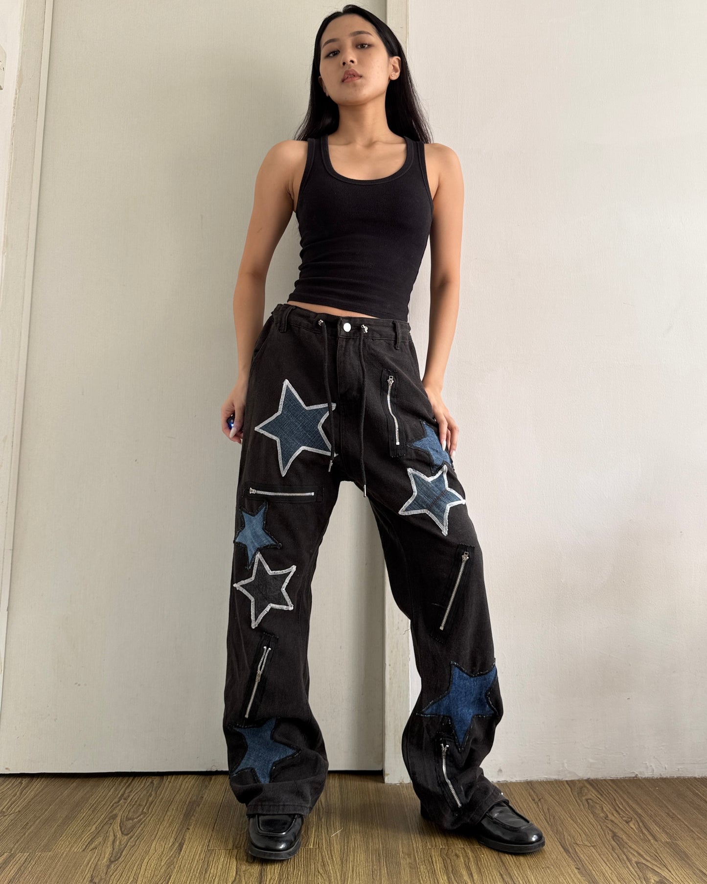 Star Patch Pants 005
