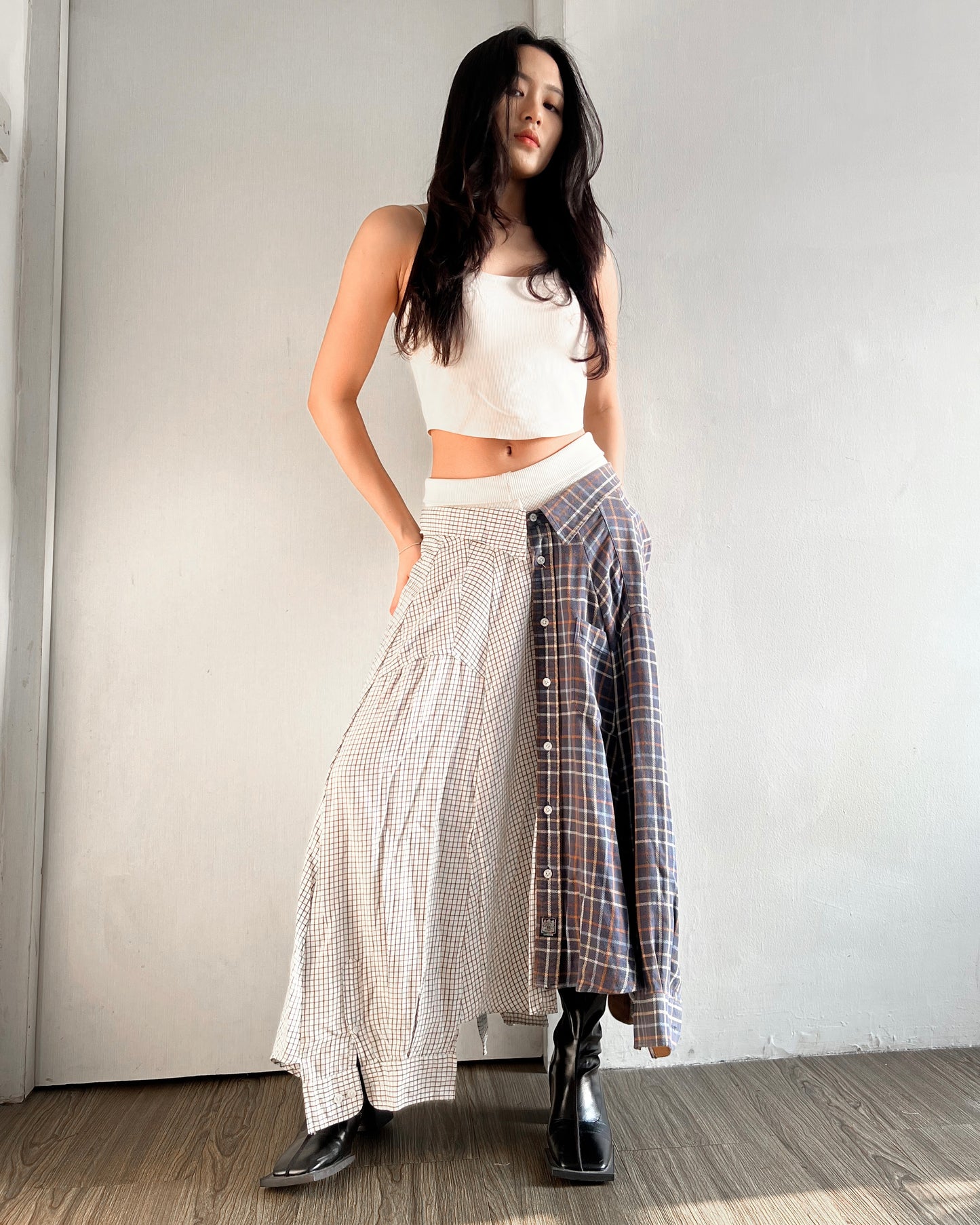 Button-up Maxi Skirt 031