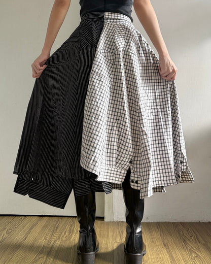Button-up Maxi Skirt 081