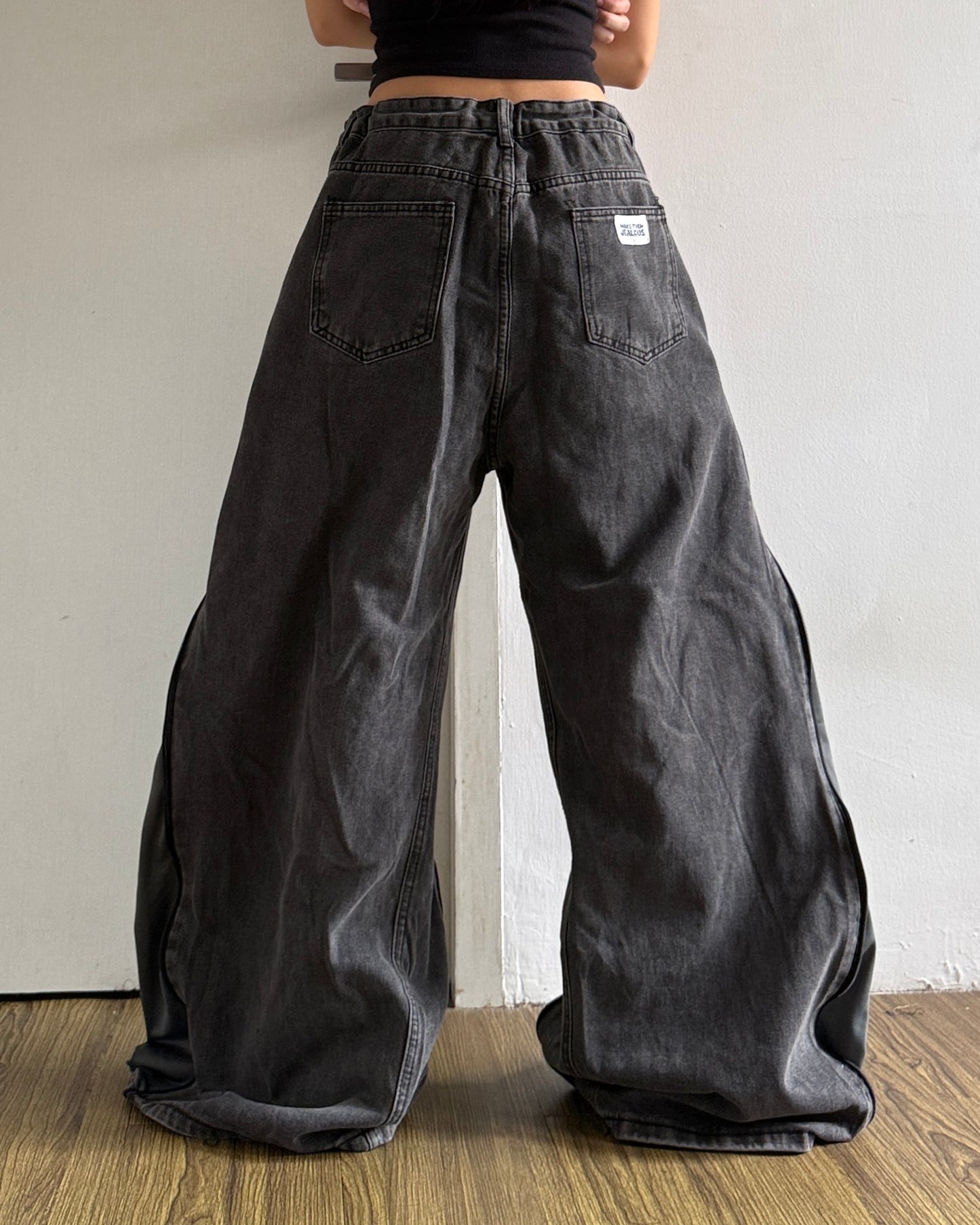 [BIG SIZE] Zipper Pants 0258