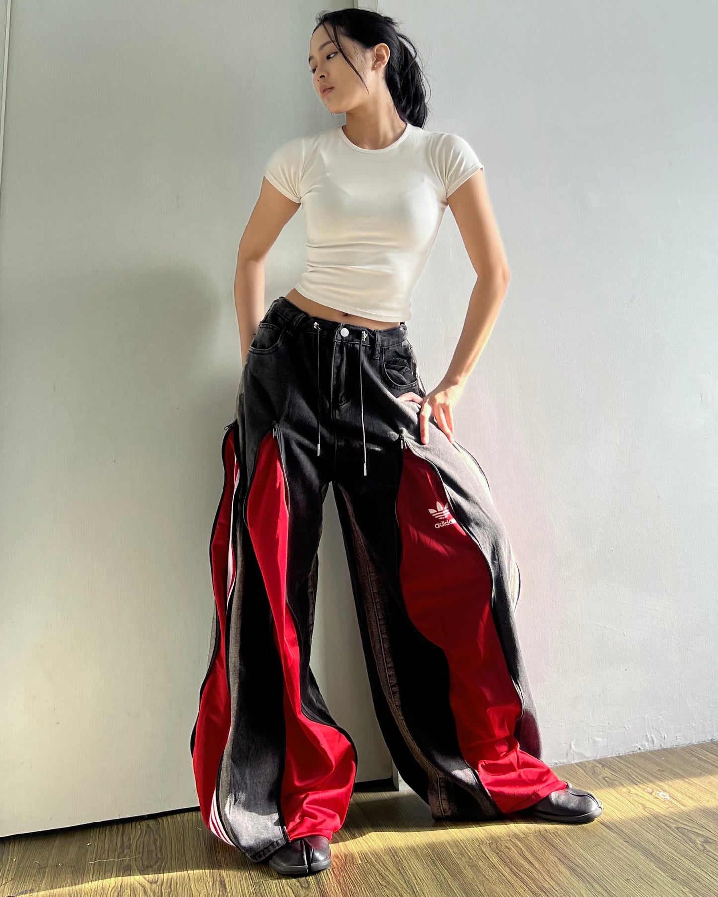 [BIG SIZE] Zipper Pants 0189