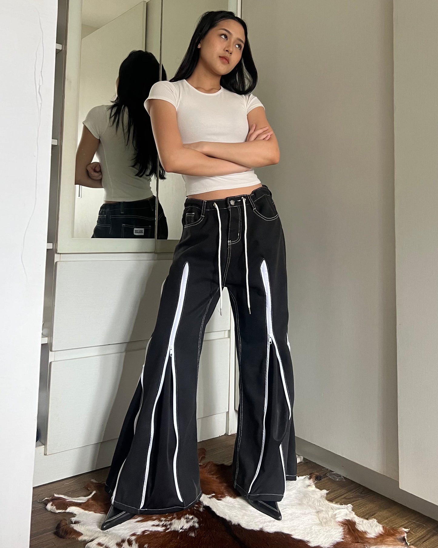Zipper Pants 060