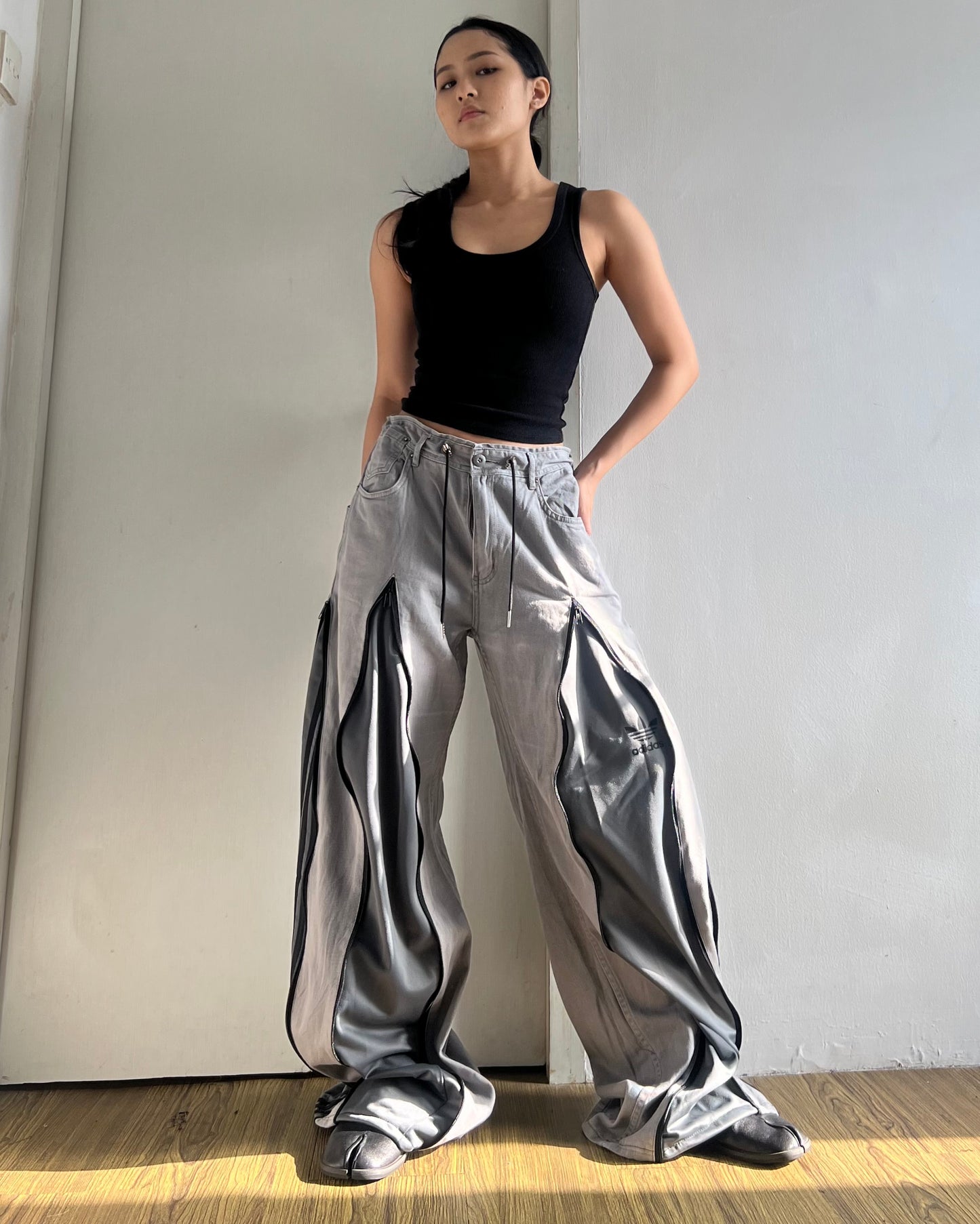 [BIG SIZE] Zipper Pants 0202