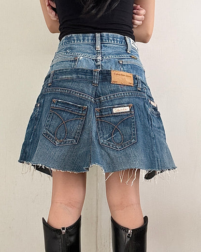 Doubled Mini Skirt 005