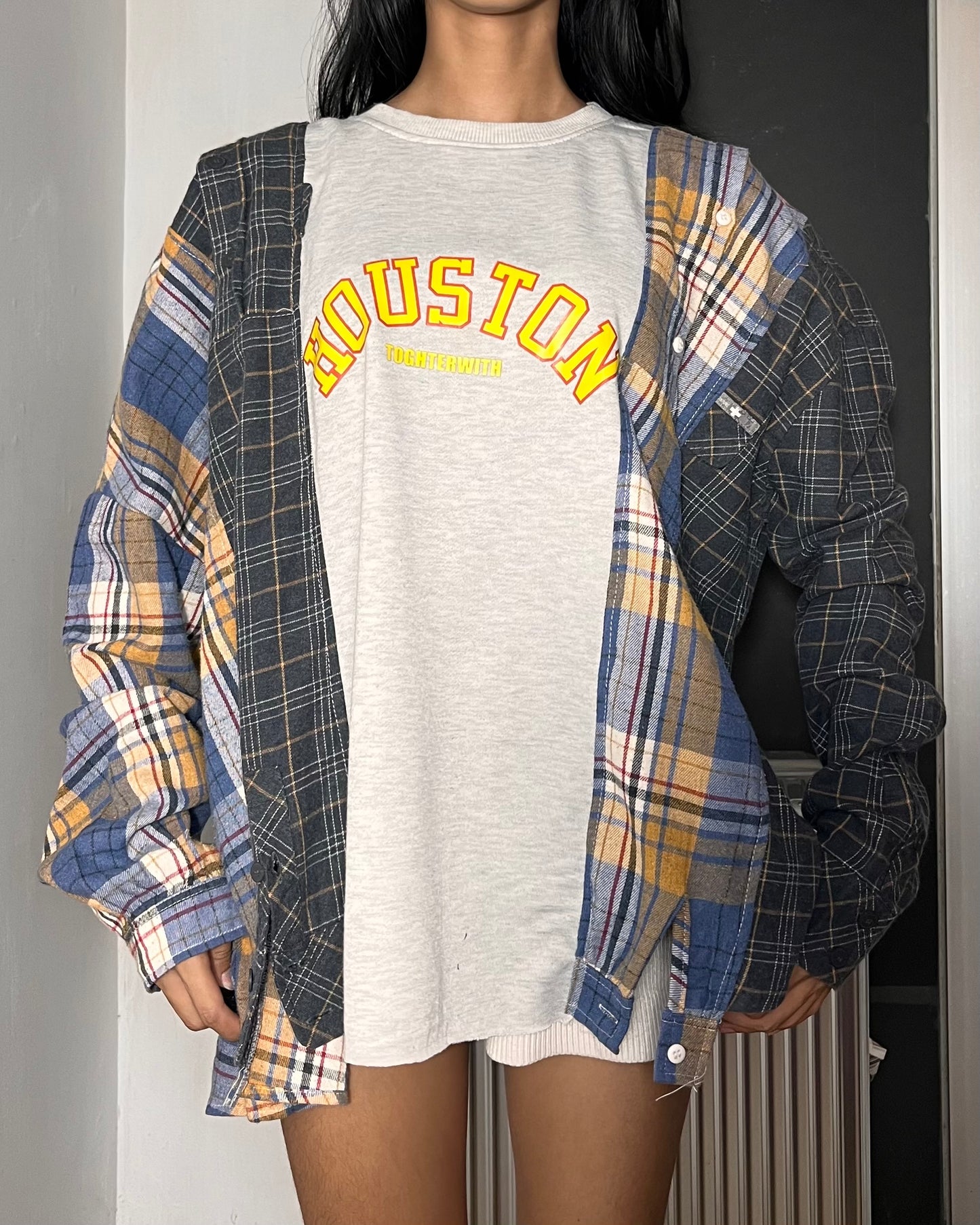 Deconstructed Flannel Shirt 010