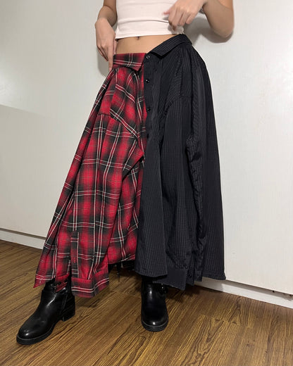 Button-up Maxi Skirt 003