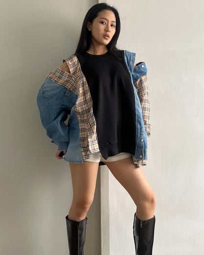 Flannel Sweater 075