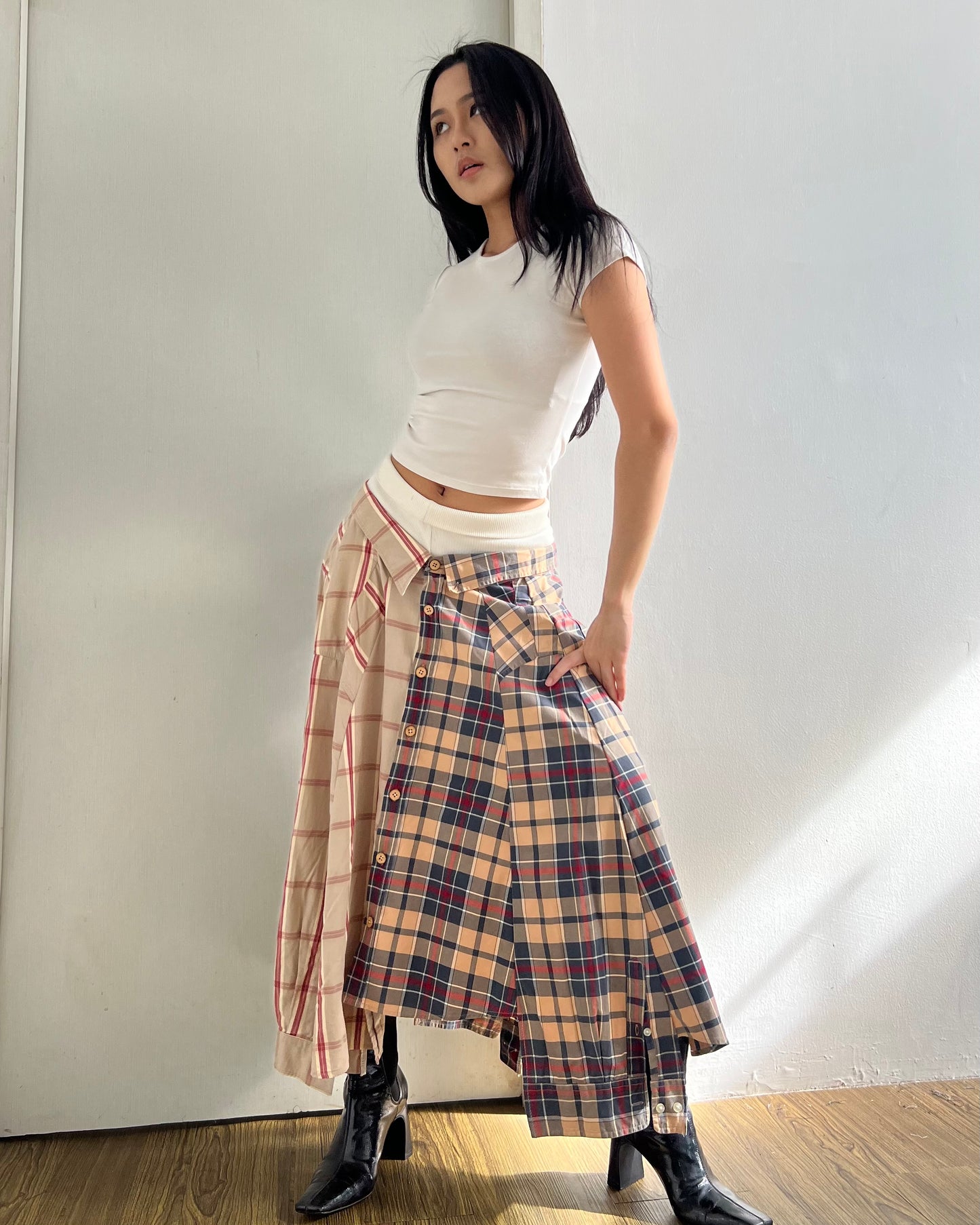 Button-up Maxi Skirt 022