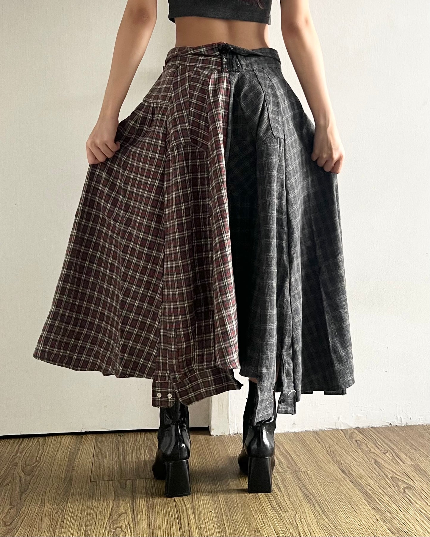 Button-up Maxi Skirt 037