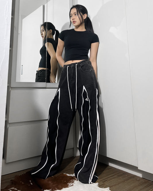 [BIG SIZE] Zipper Pants 0128