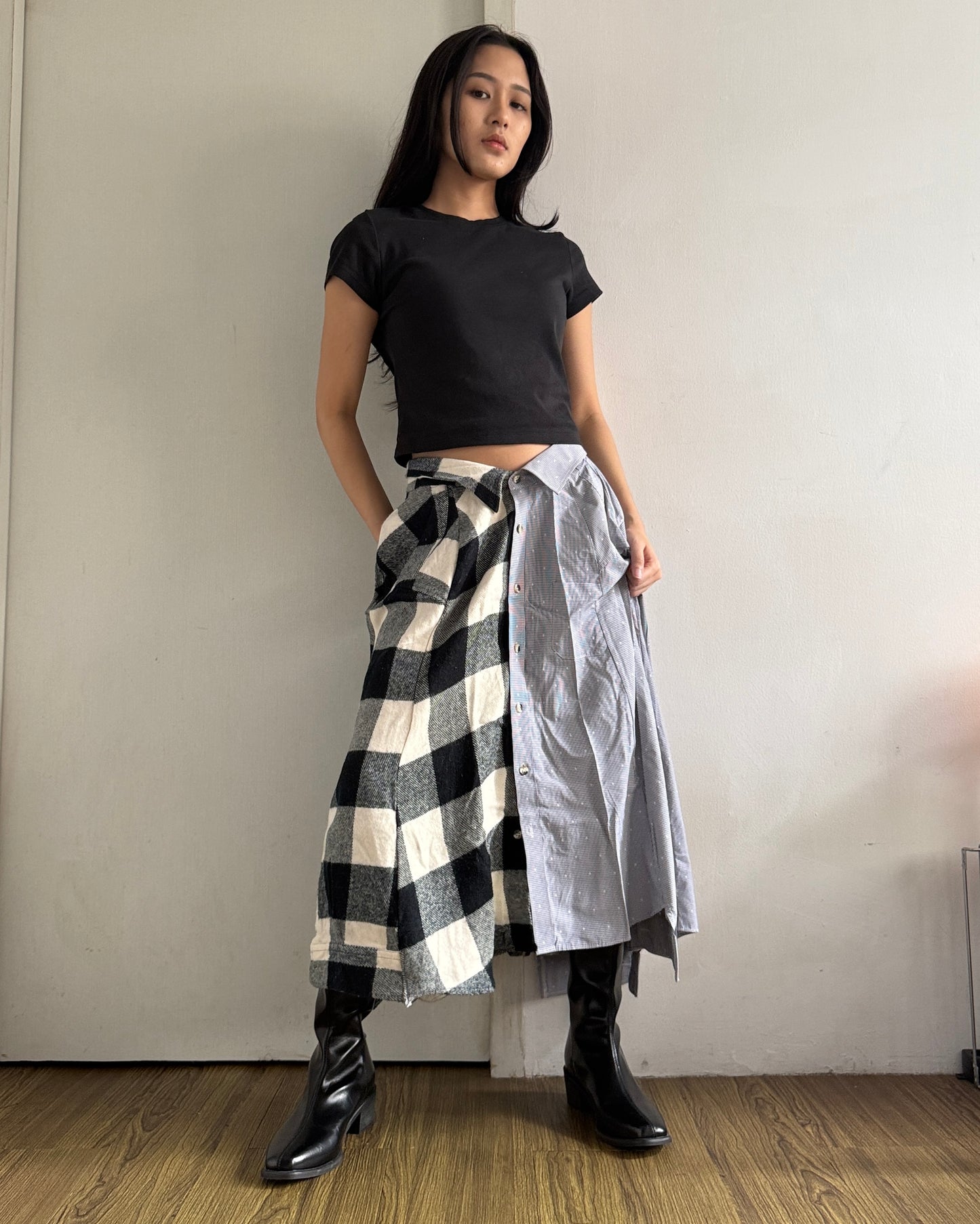 Button-up Maxi Skirt 066
