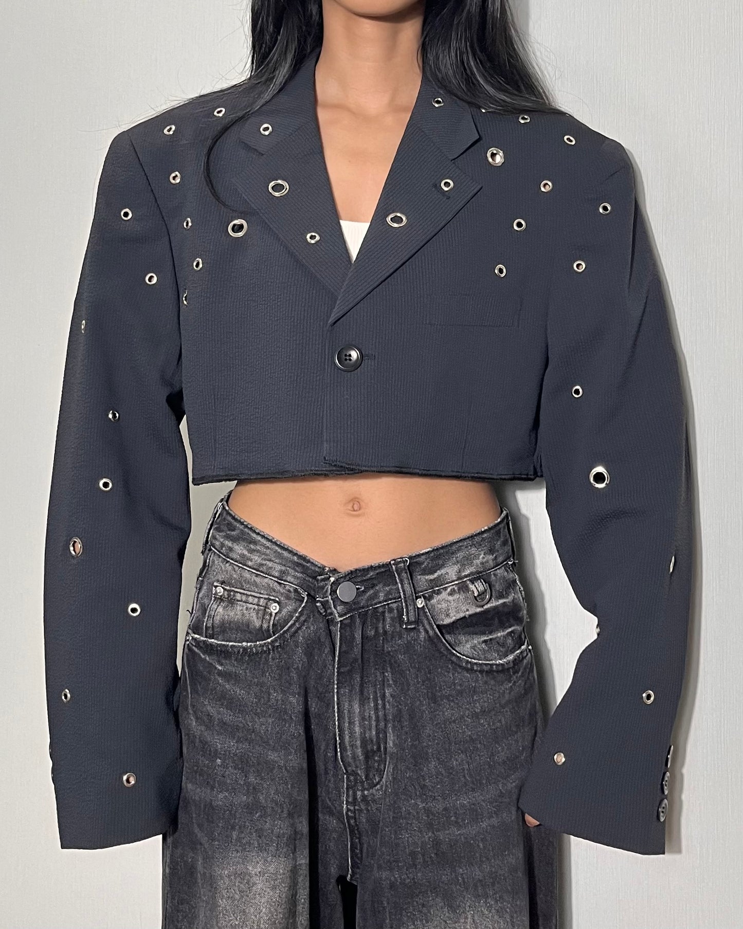 Eyelet Blazer 014