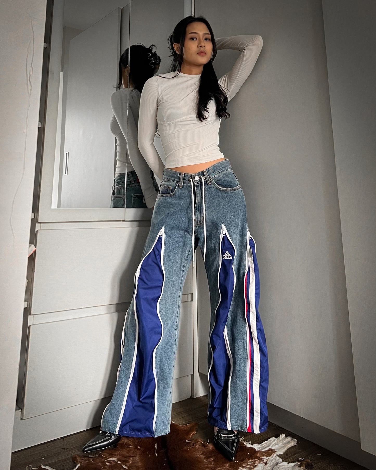 Zipper Pants 073