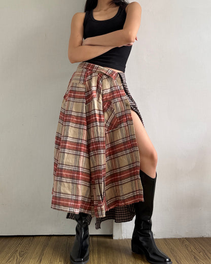Button-up Maxi Skirt 058