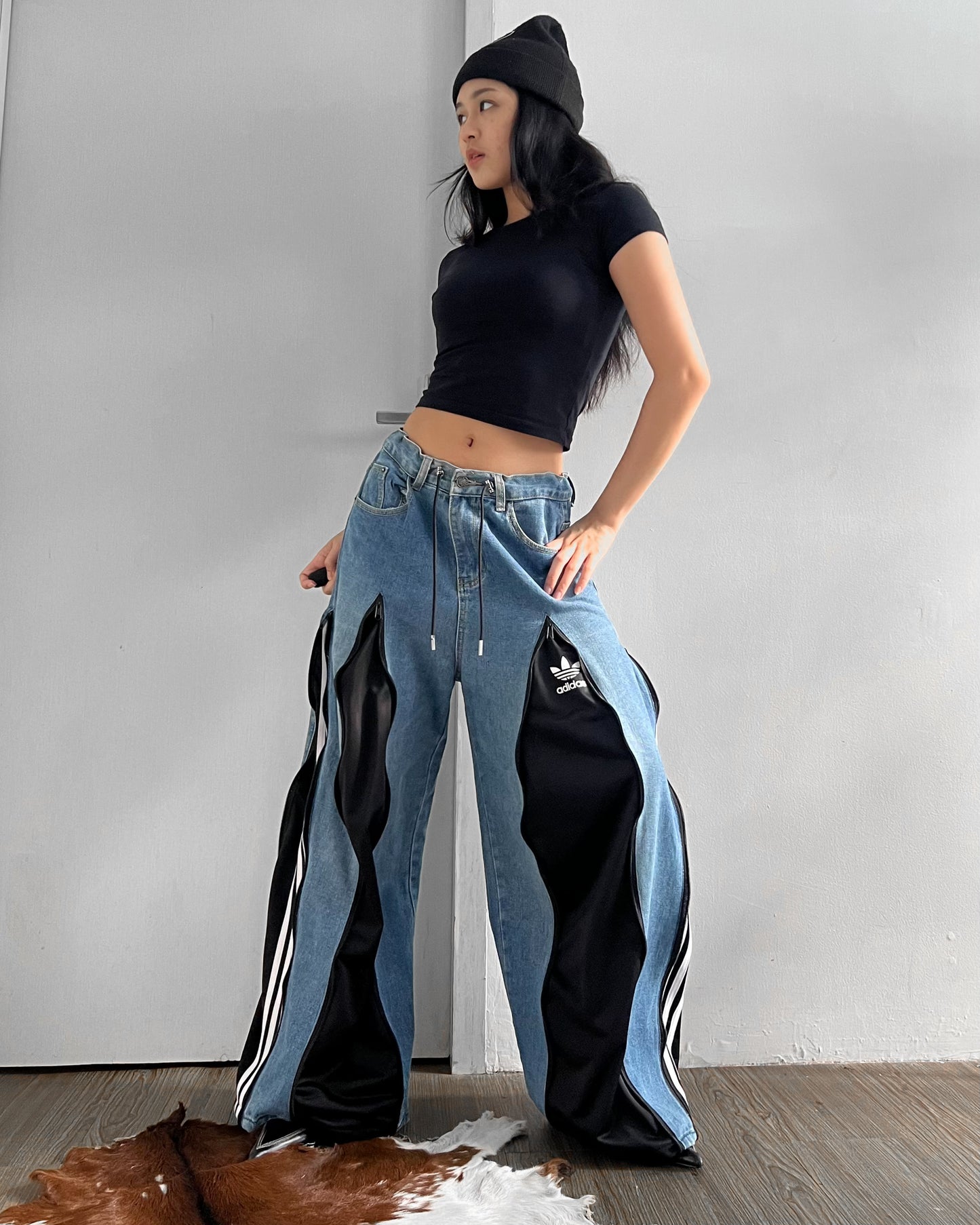 [BIG SIZE] Zipper Pants 0152