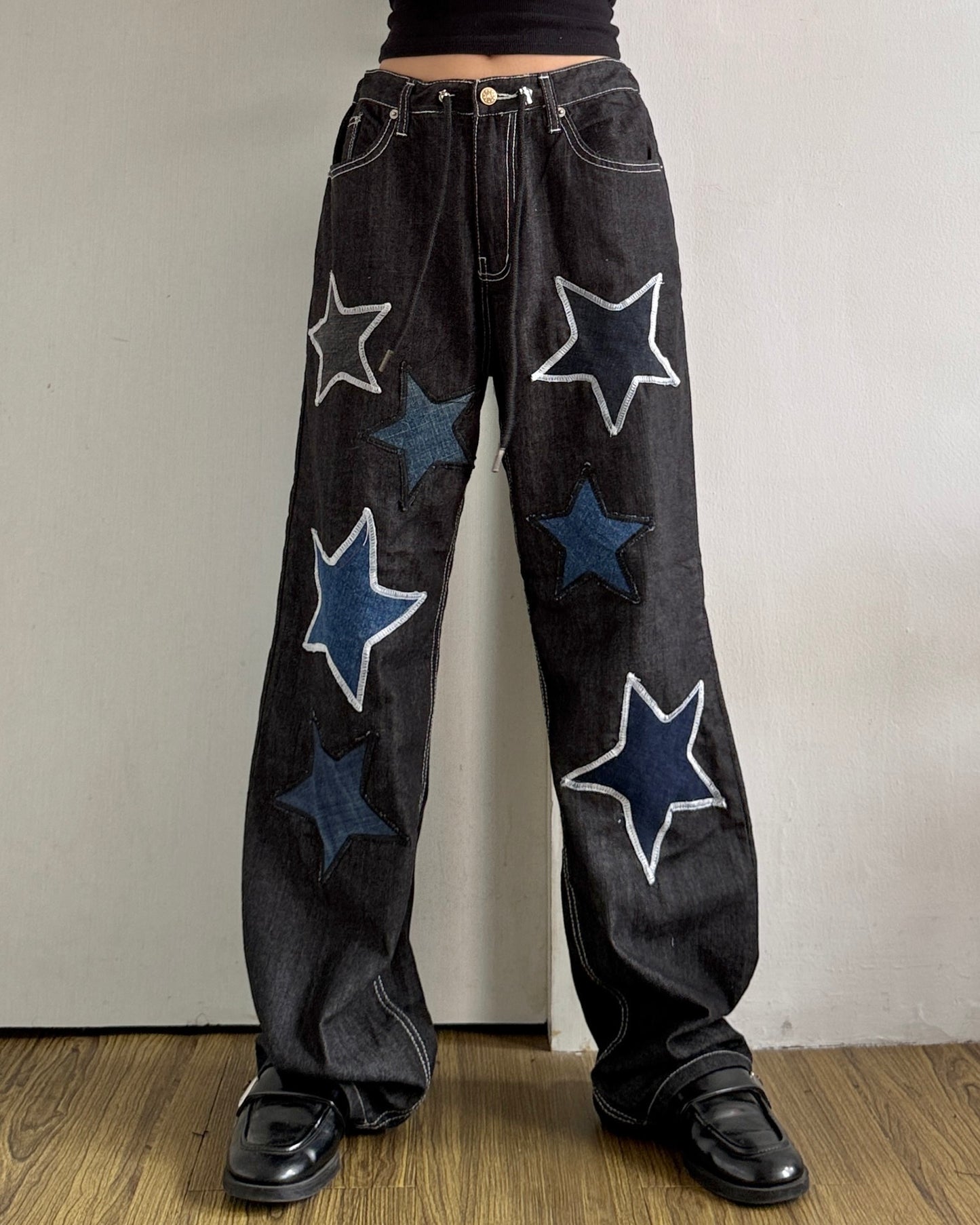Star Patch Pants 001