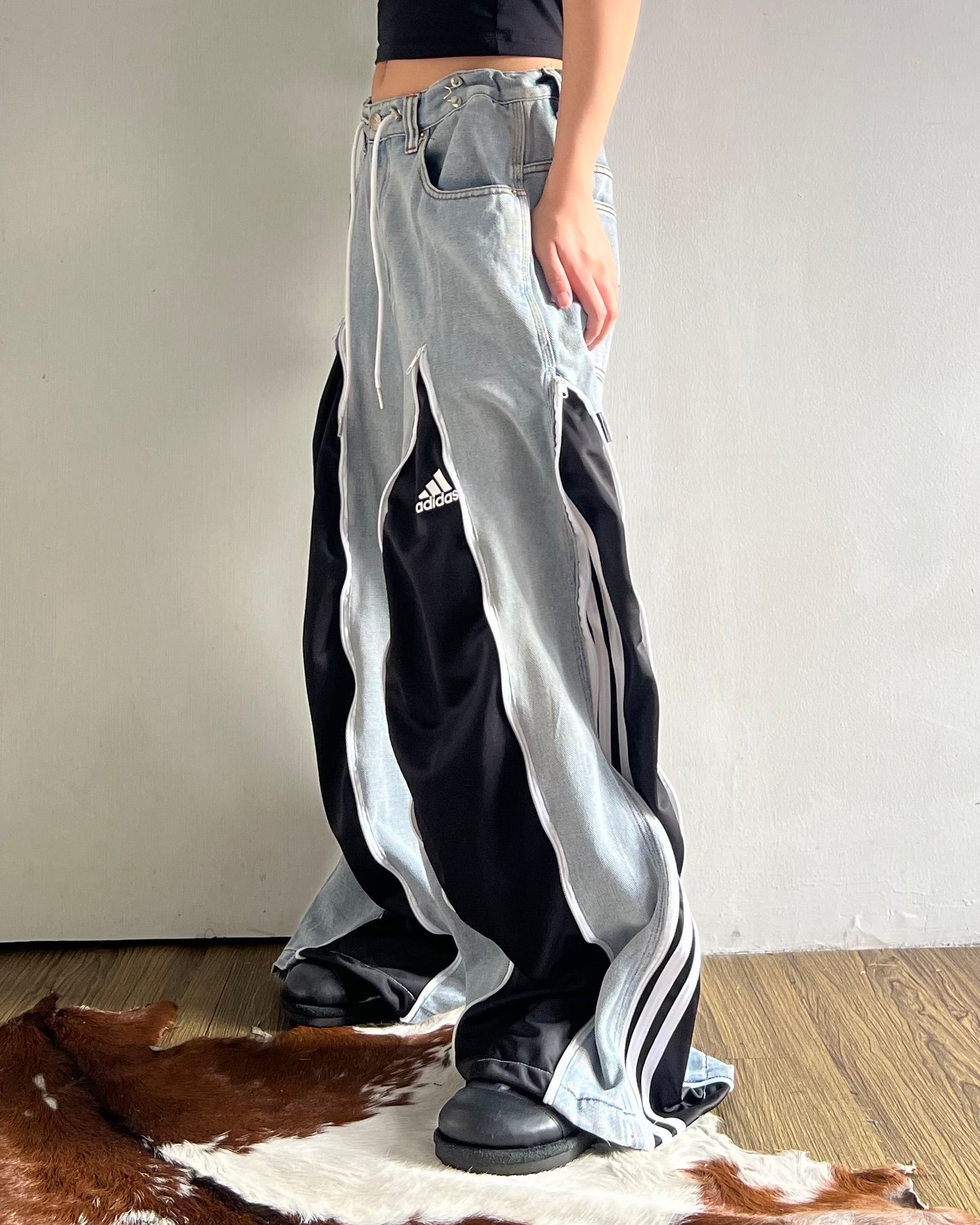 [BIG SIZE] Zipper Pants 0138