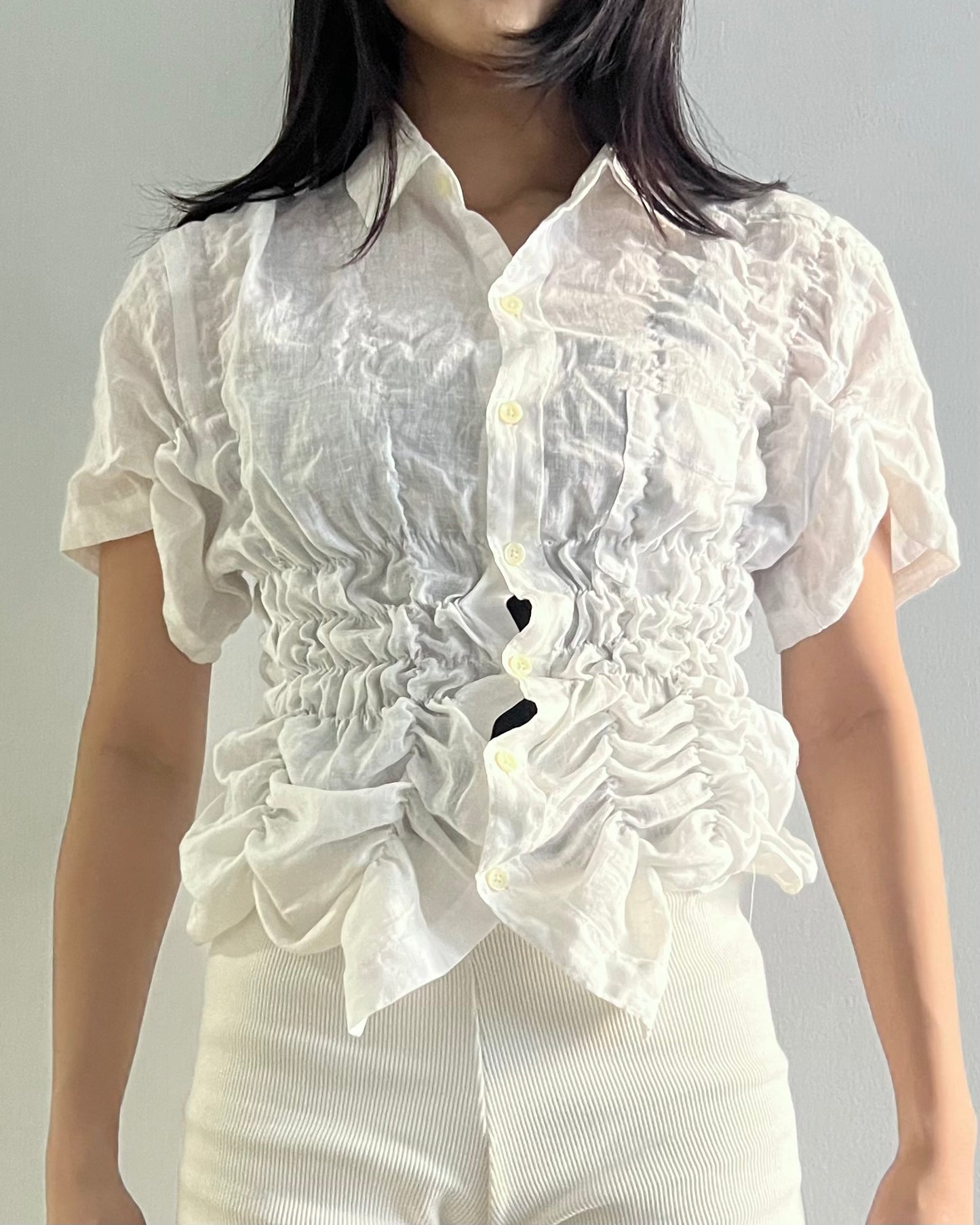Ruched Shirt 014