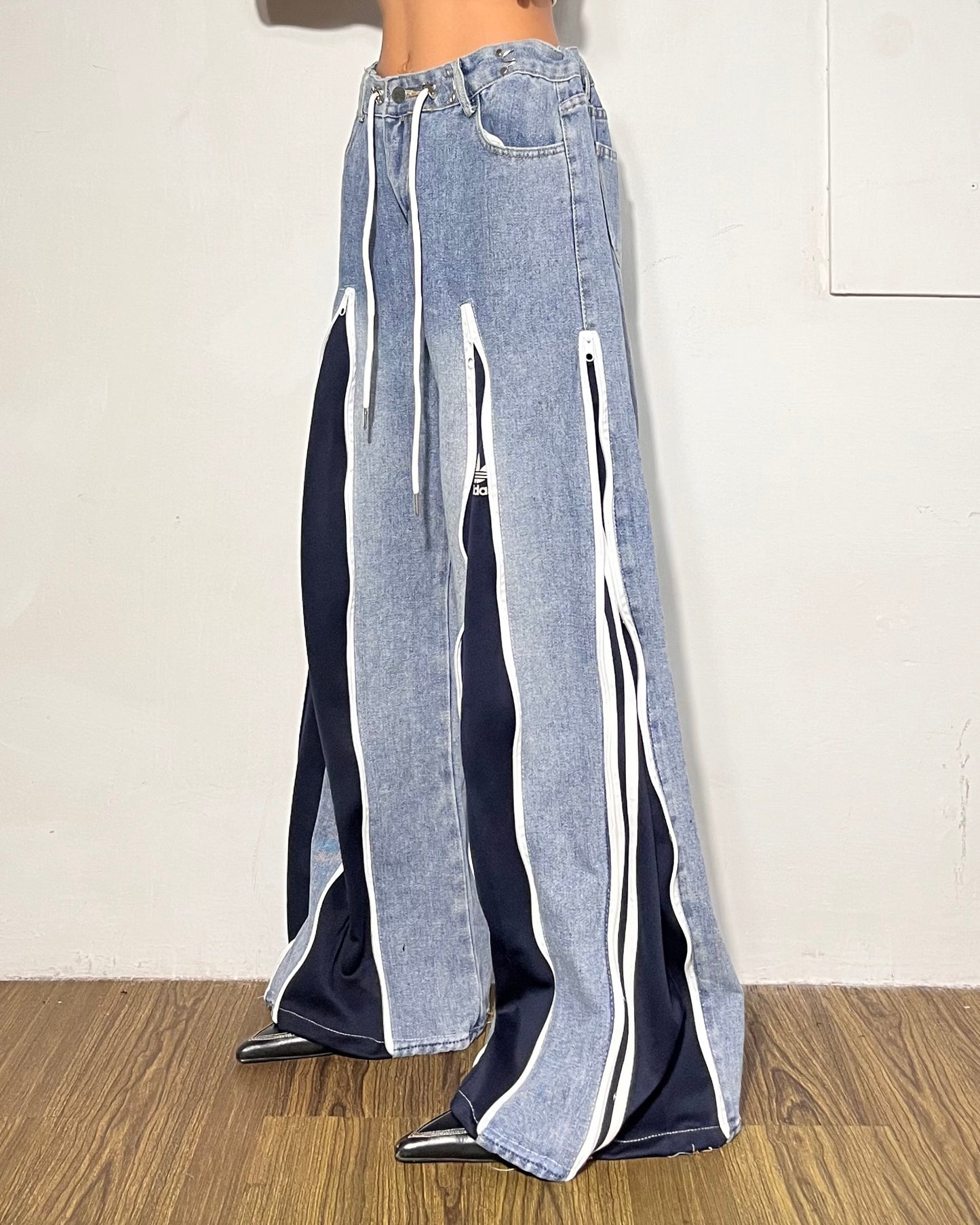 [BIG SIZE] Zipper Pants 031